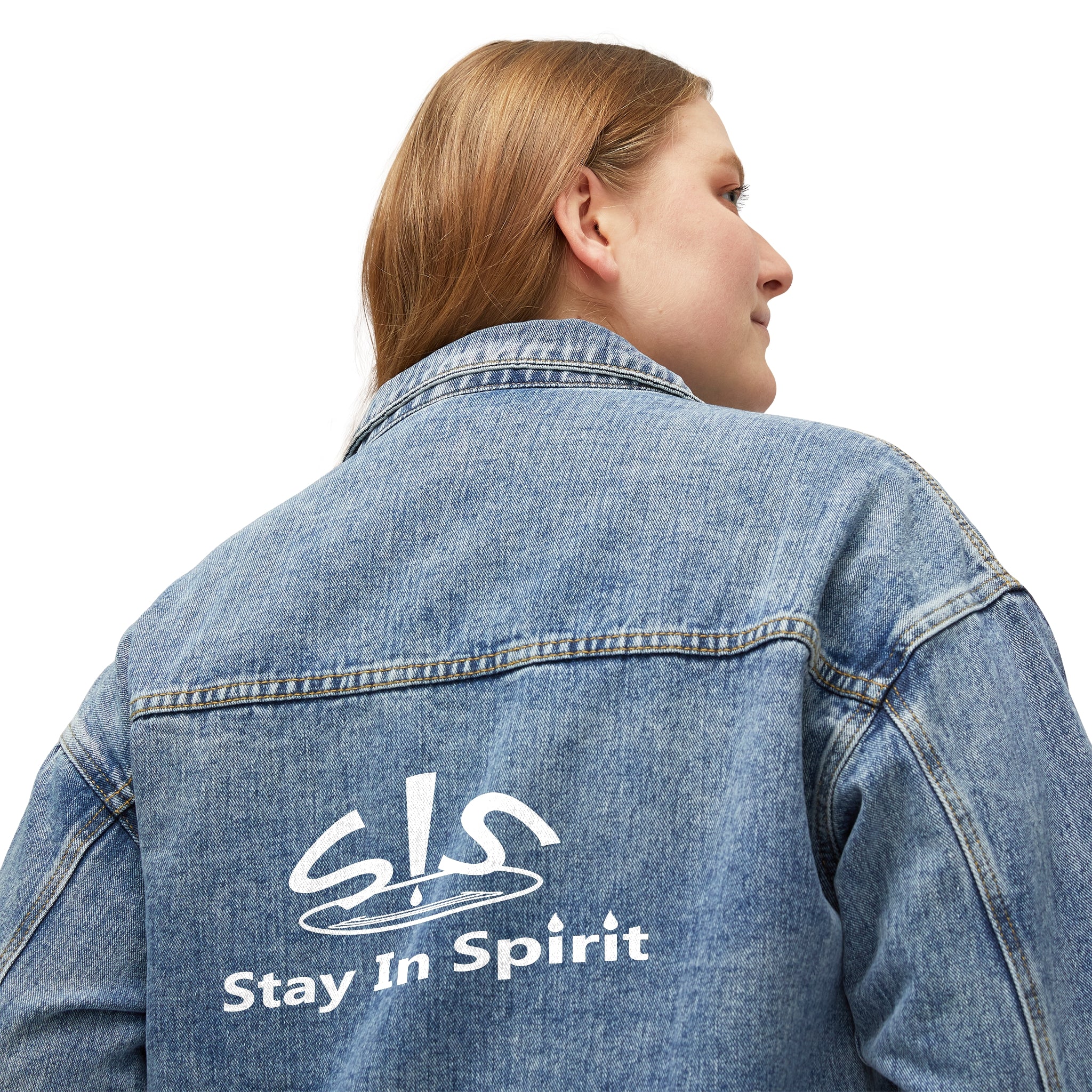 Stay In Spirit Women's Denim Jacket - Stay In Spirit Shop