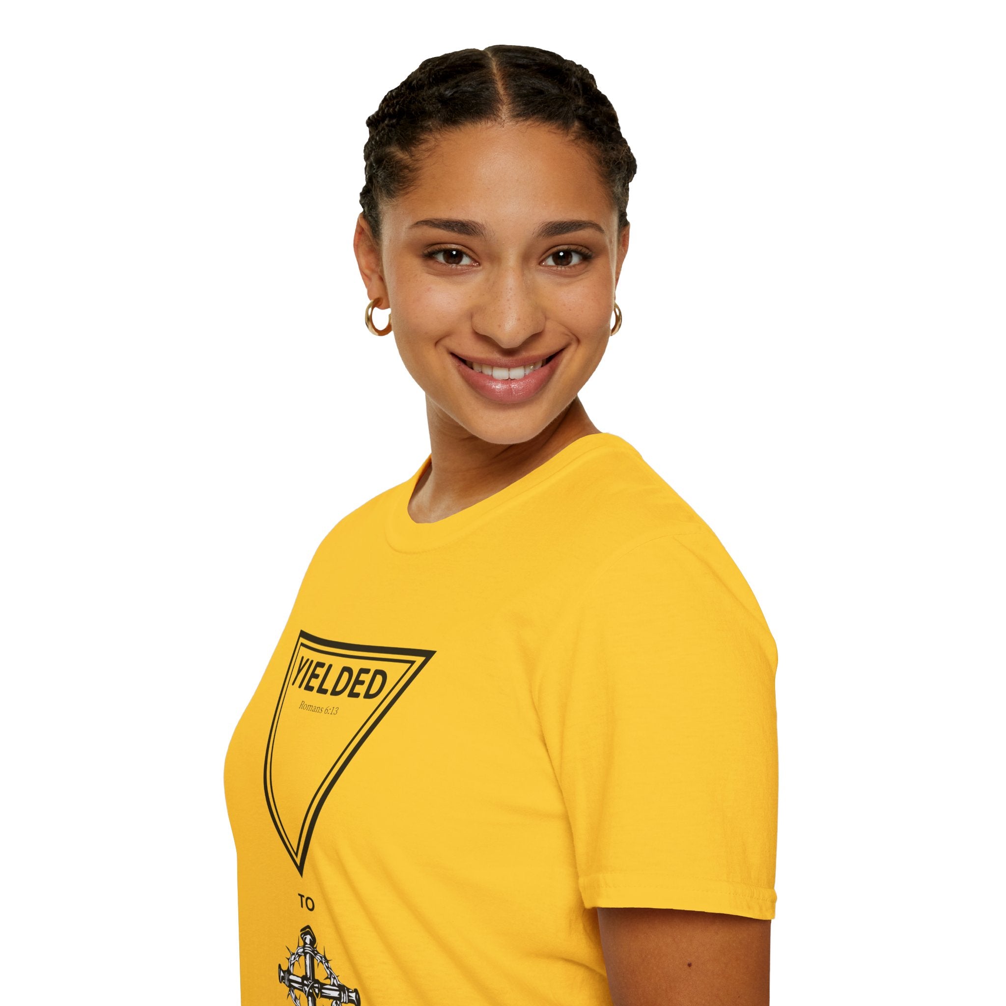 Yielded To... Unisex Softstyle T-Shirt - Stay In Spirit Shop