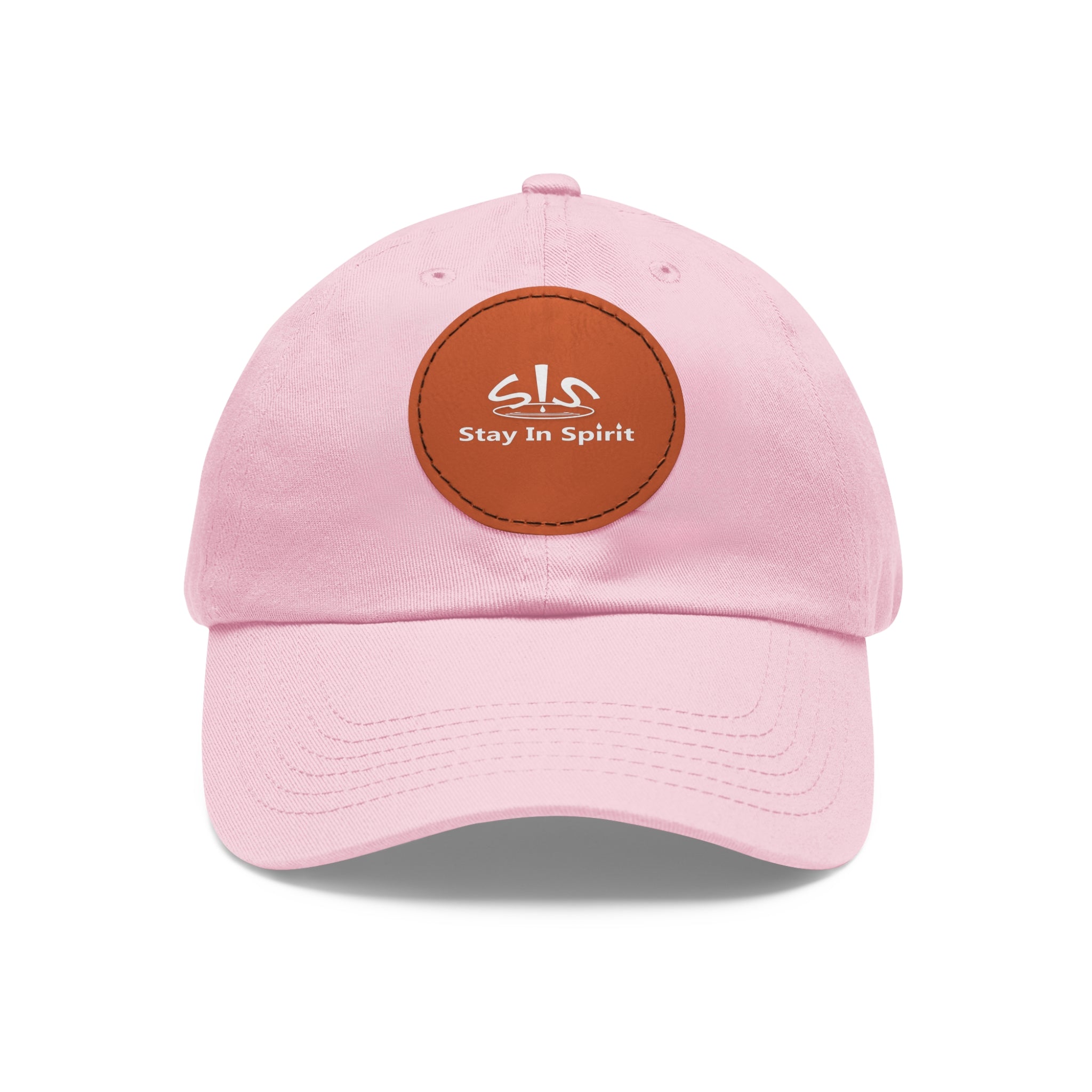 Stay In Spirit Dad Hat with Leather Round Patch