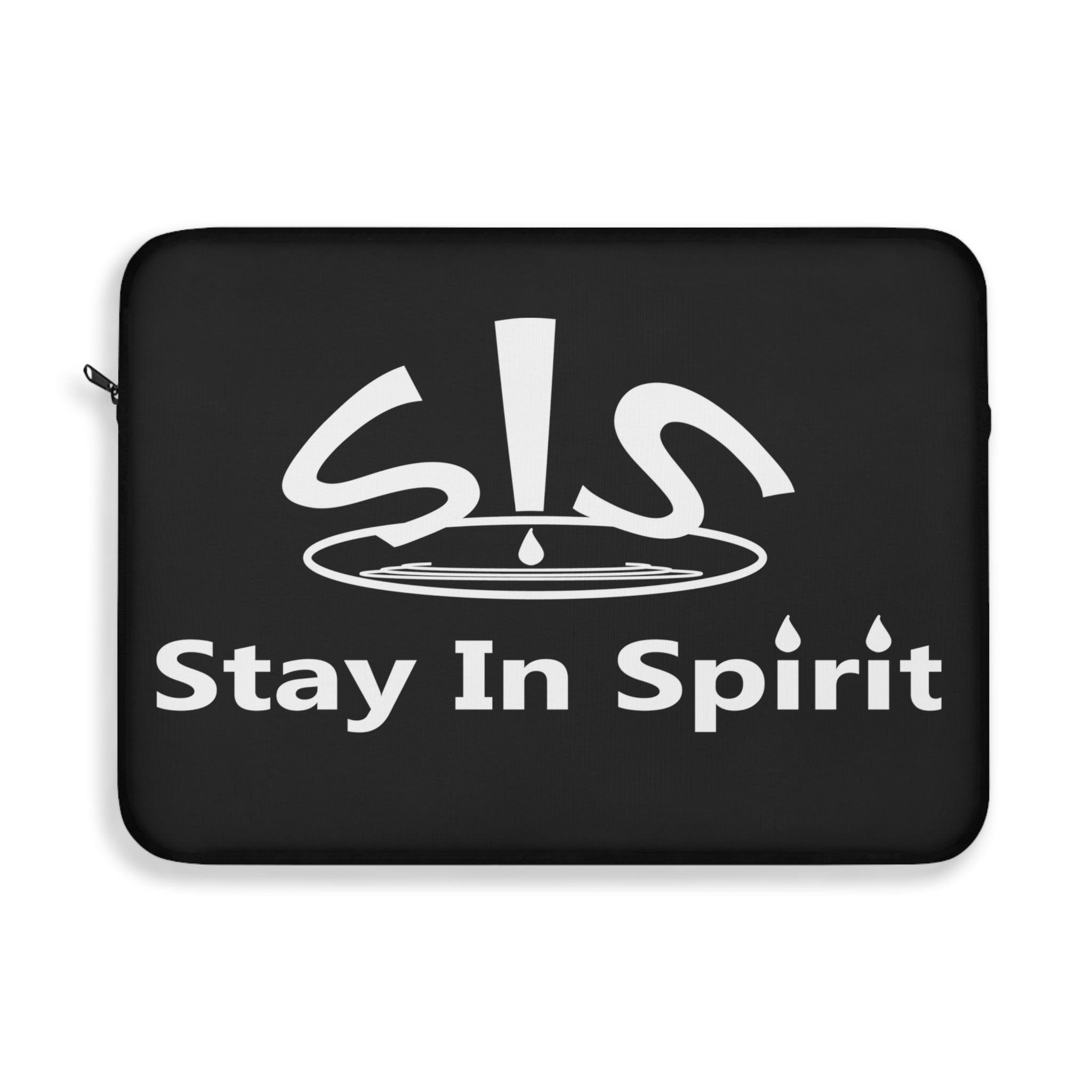 Black Stay In Spirit Laptop Sleeve - Stay In Spirit Shop