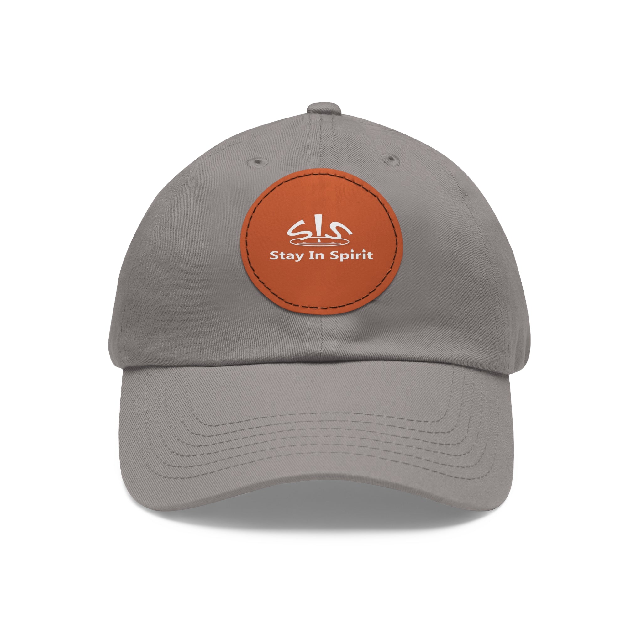 Stay In Spirit Dad Hat with Leather Round Patch