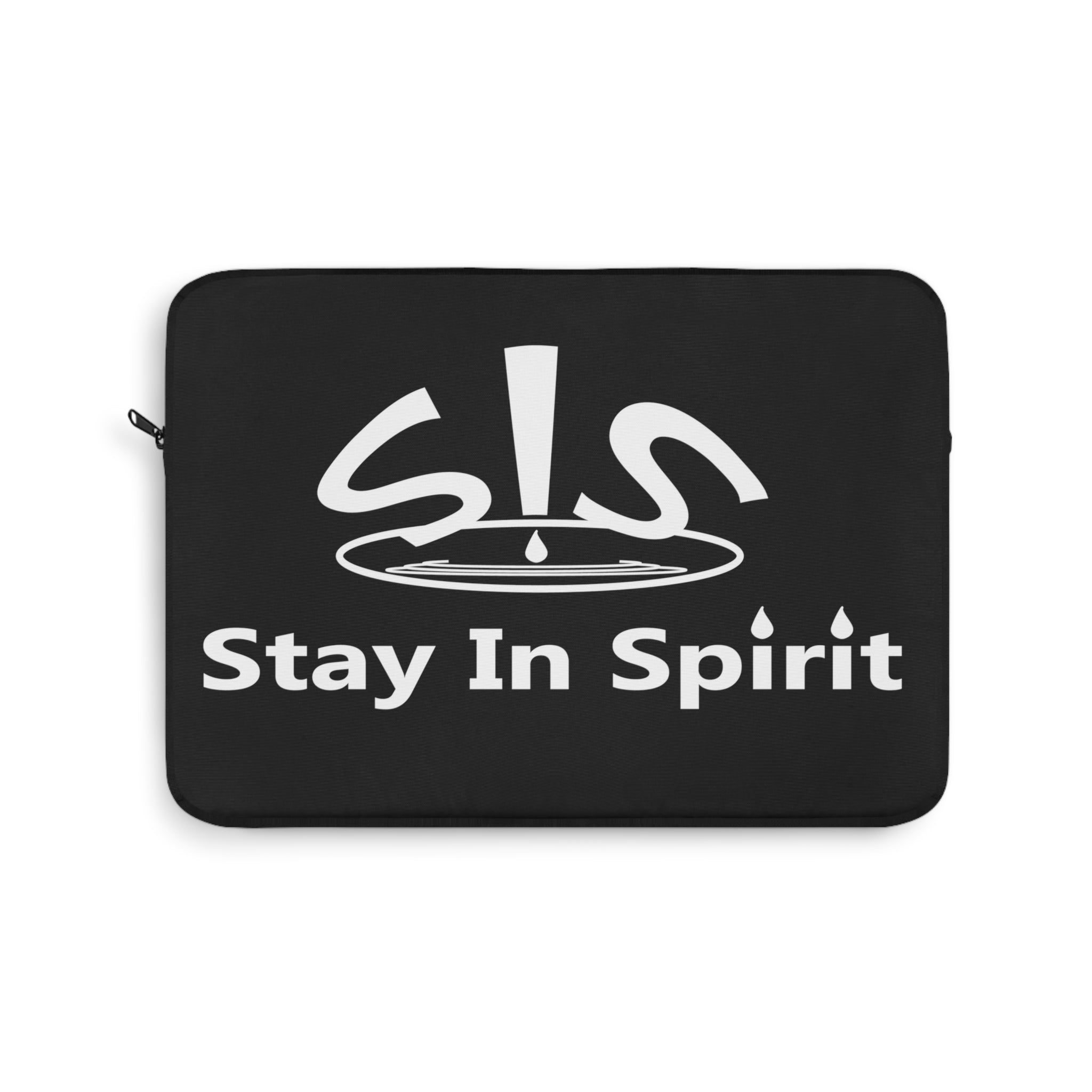 Black Stay In Spirit Laptop Sleeve - Stay In Spirit Shop