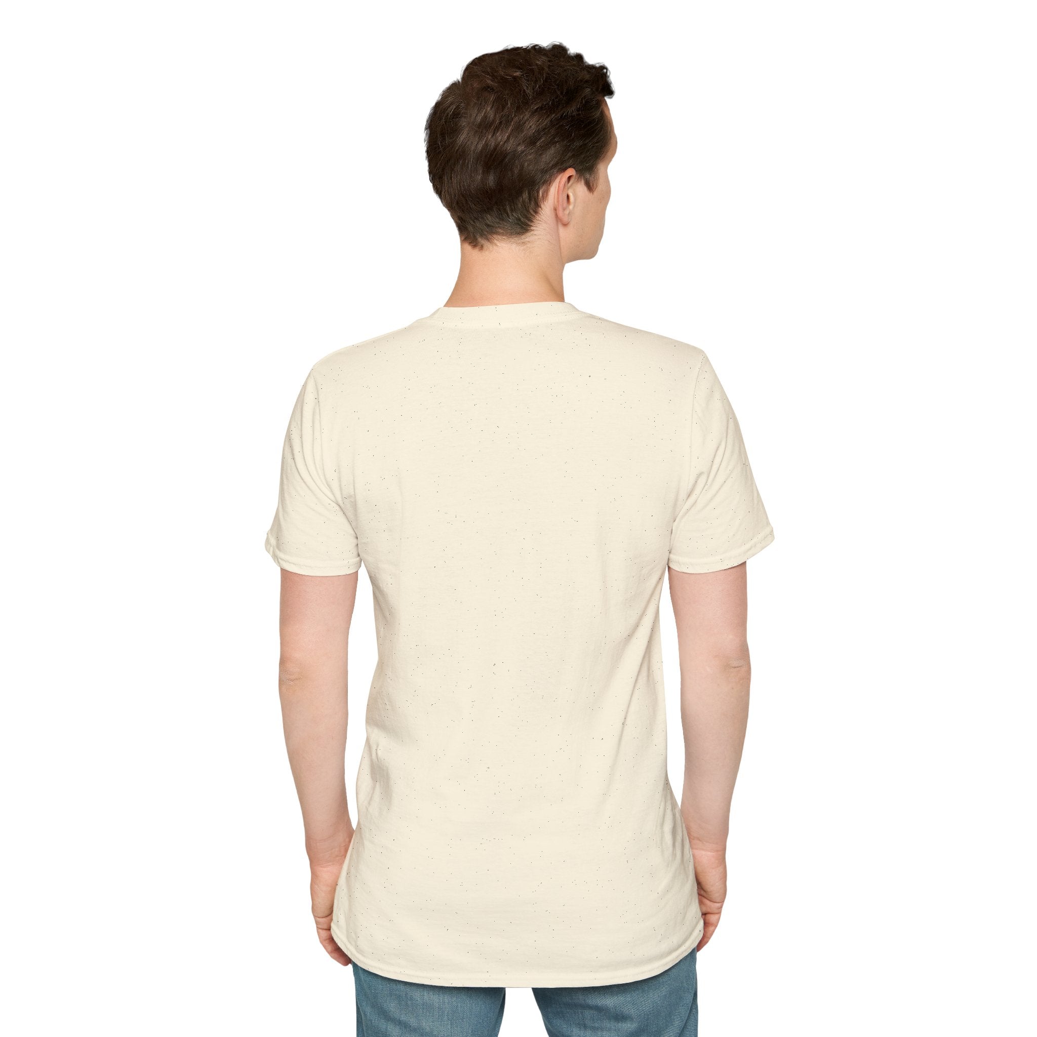 Redeemed By Christ (Red/Black) Unisex Softstyle T-Shirt - Stay In Spirit Shop