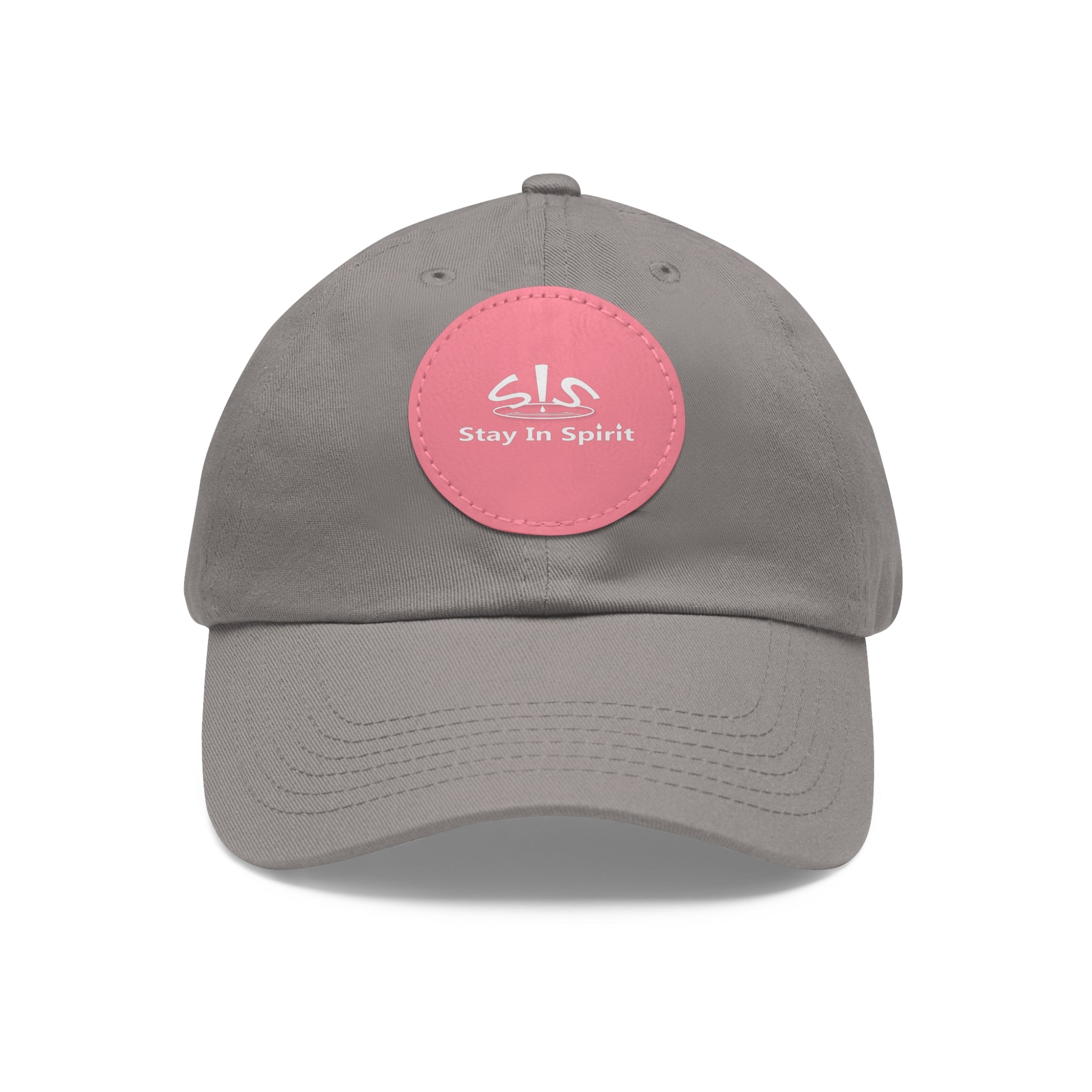 Stay In Spirit Dad Hat with Leather Round Patch