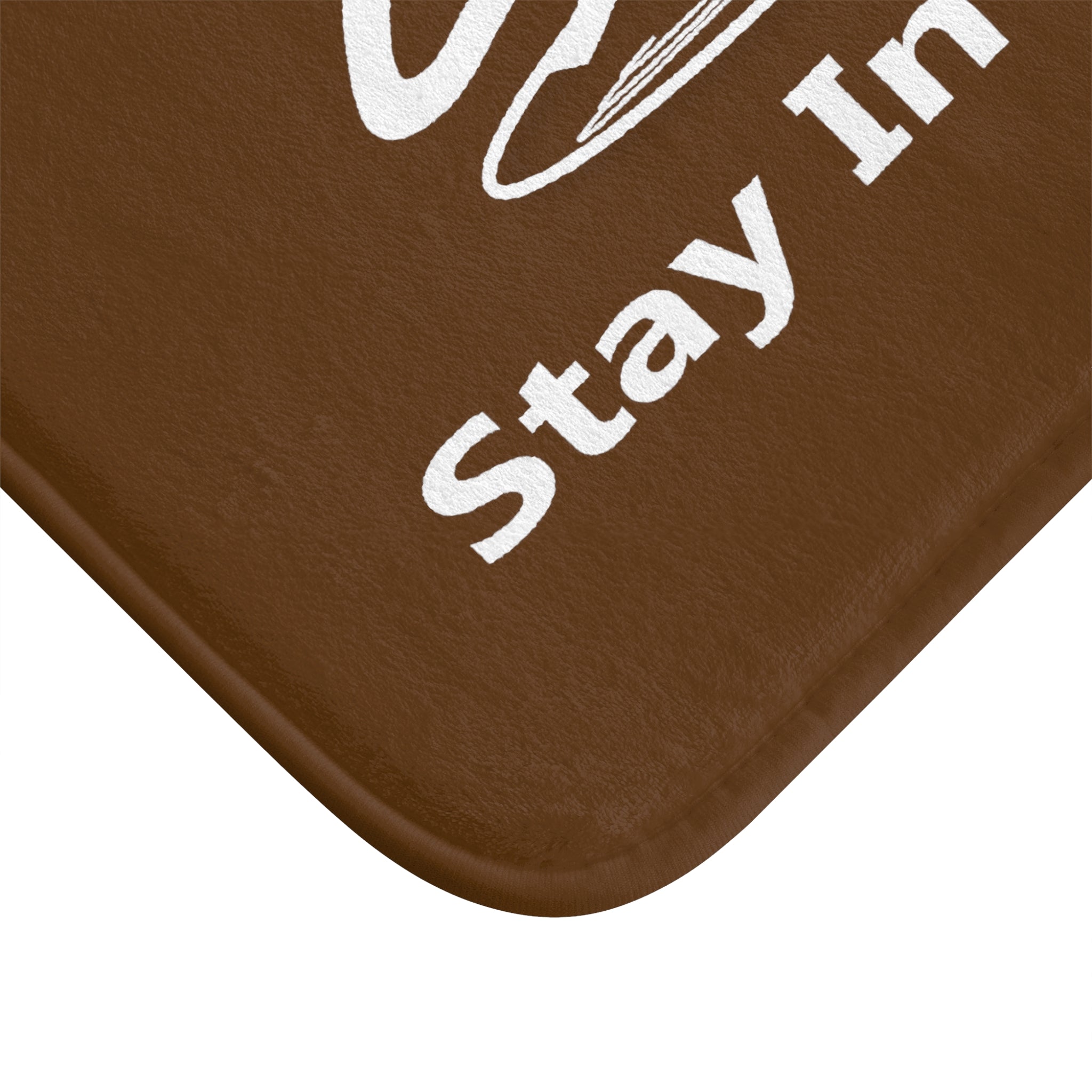 Stay In Spirit Bath Mat (Brown) - Stay In Spirit Shop