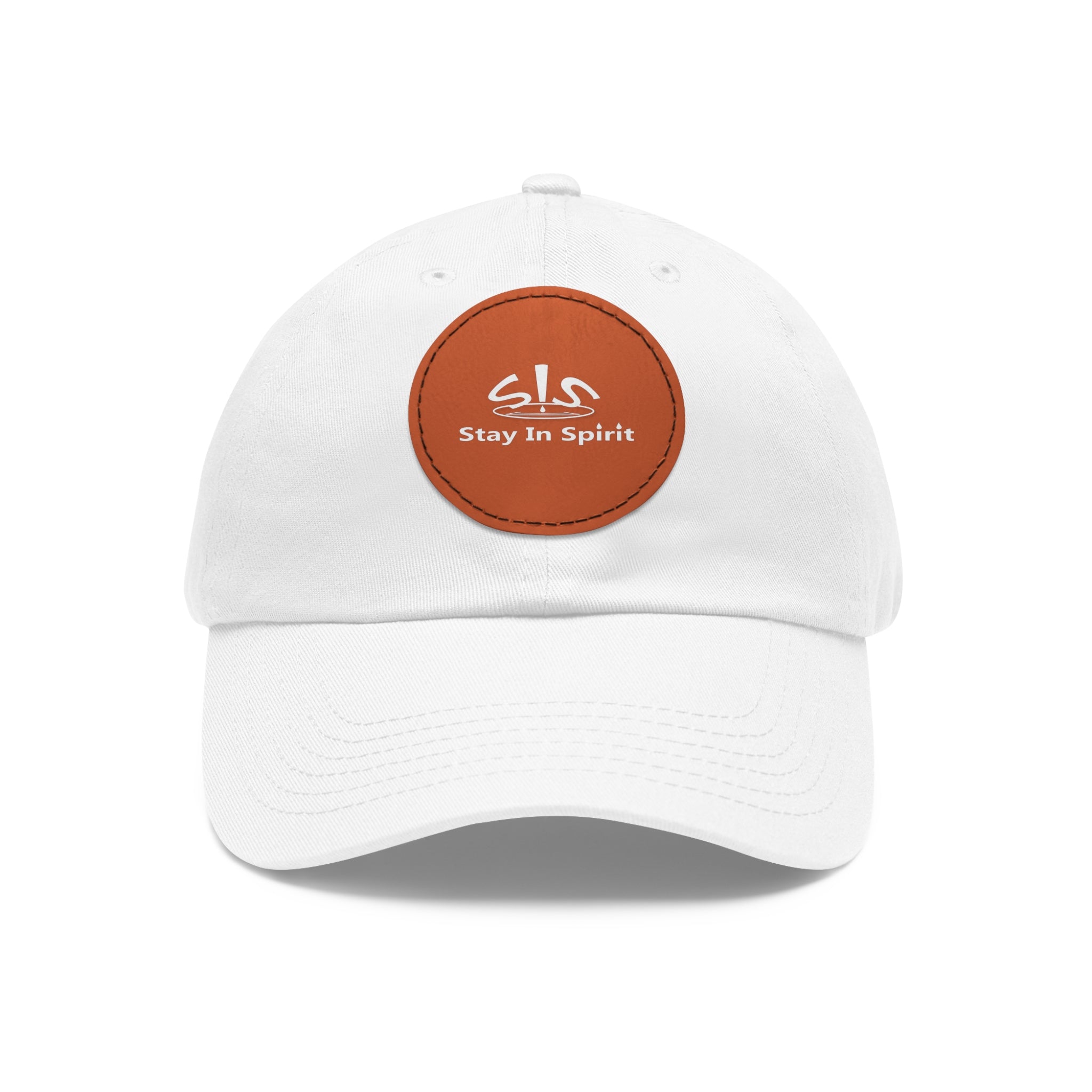 Stay In Spirit Dad Hat with Leather Round Patch