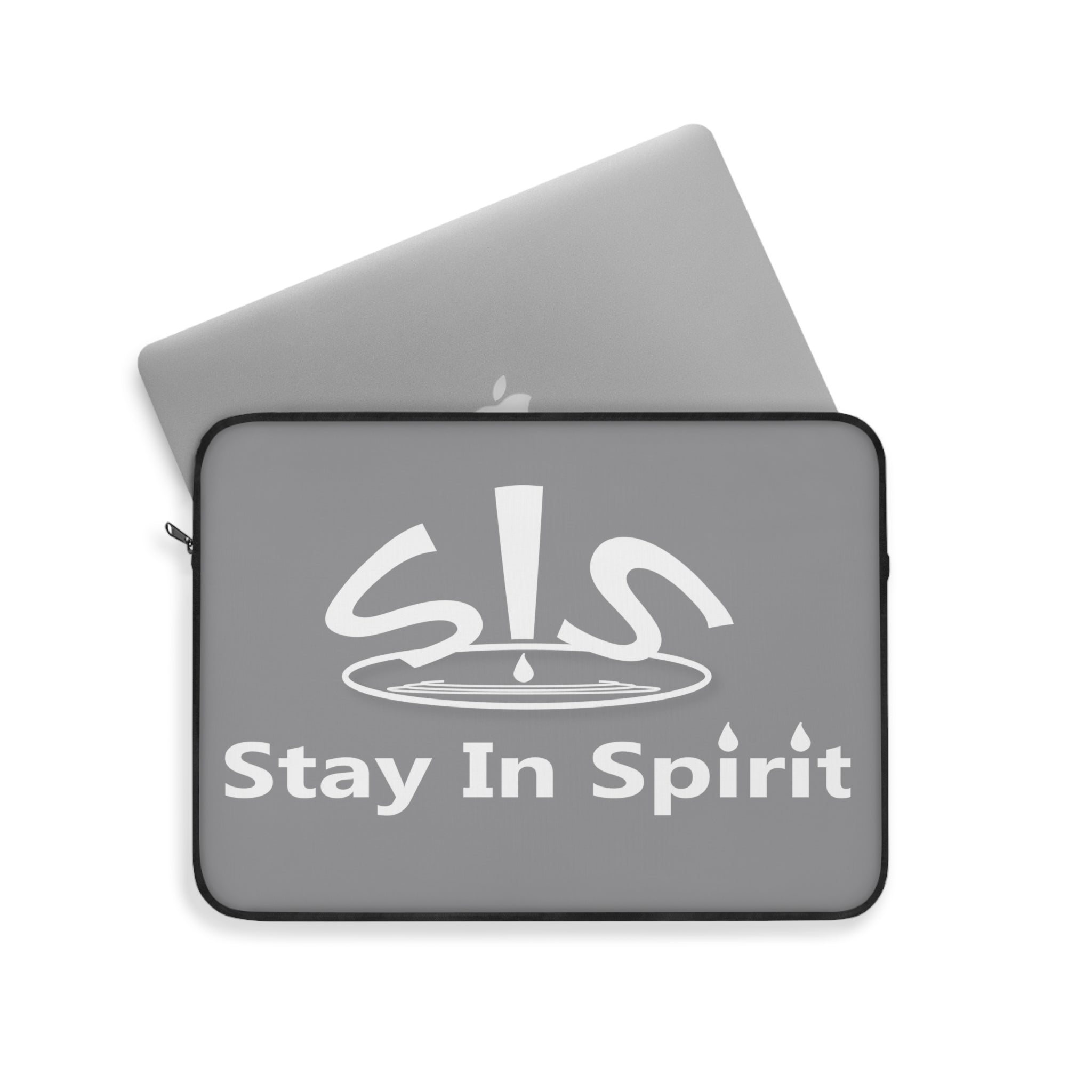 Gray Stay In Spirit Laptop Sleeve - Stay In Spirit Shop