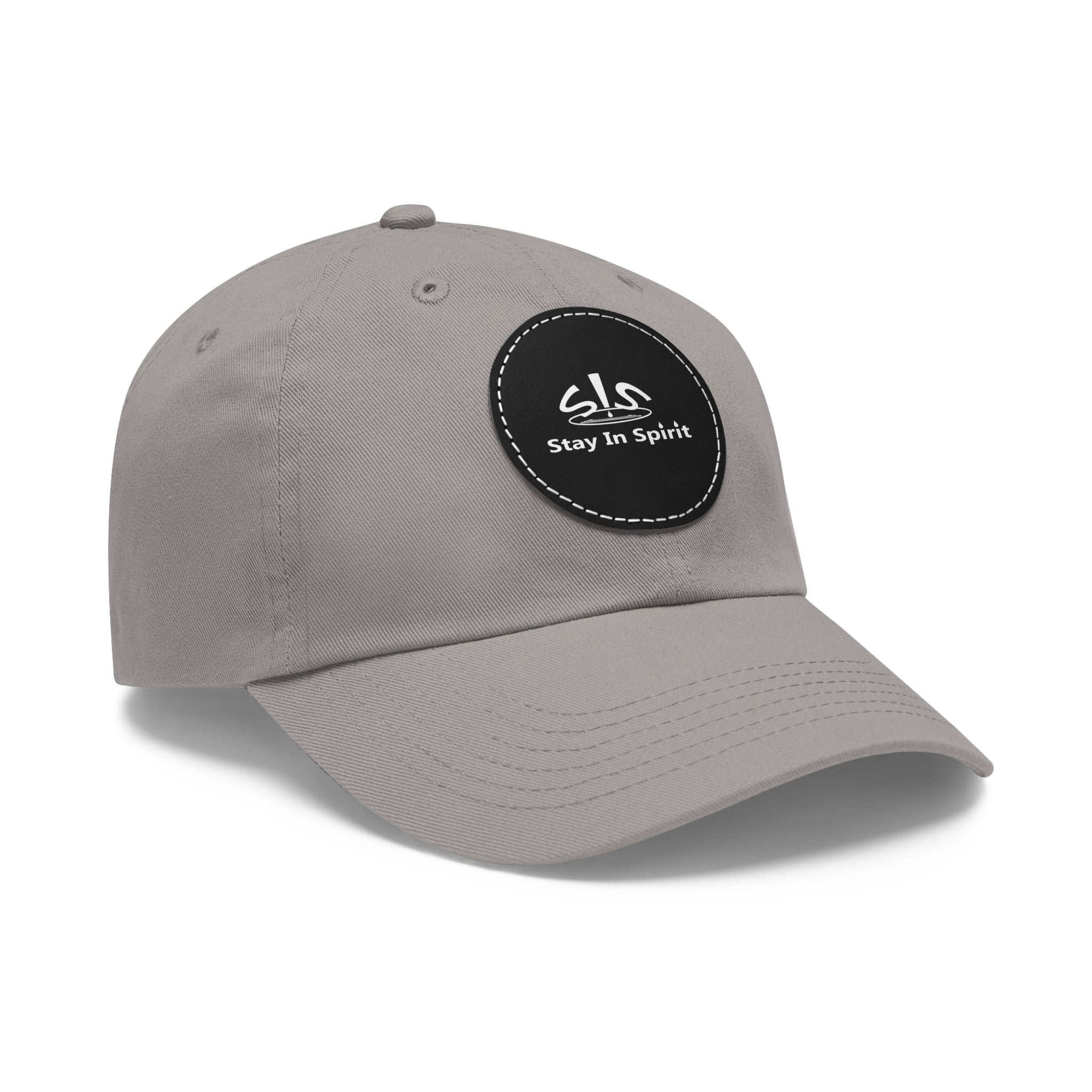 Stay In Spirit Dad Hat with Leather Round Patch