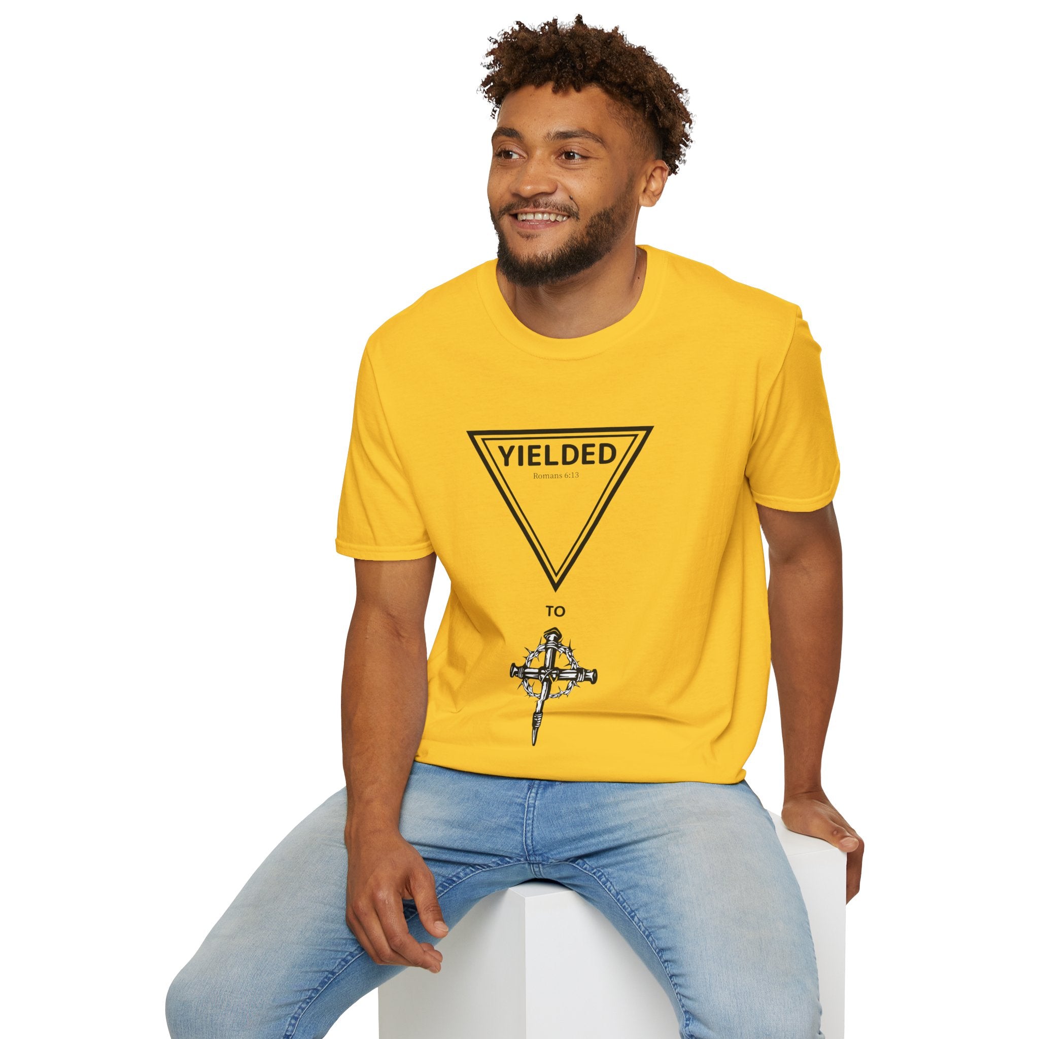 Yielded To... Unisex Softstyle T-Shirt - Stay In Spirit Shop
