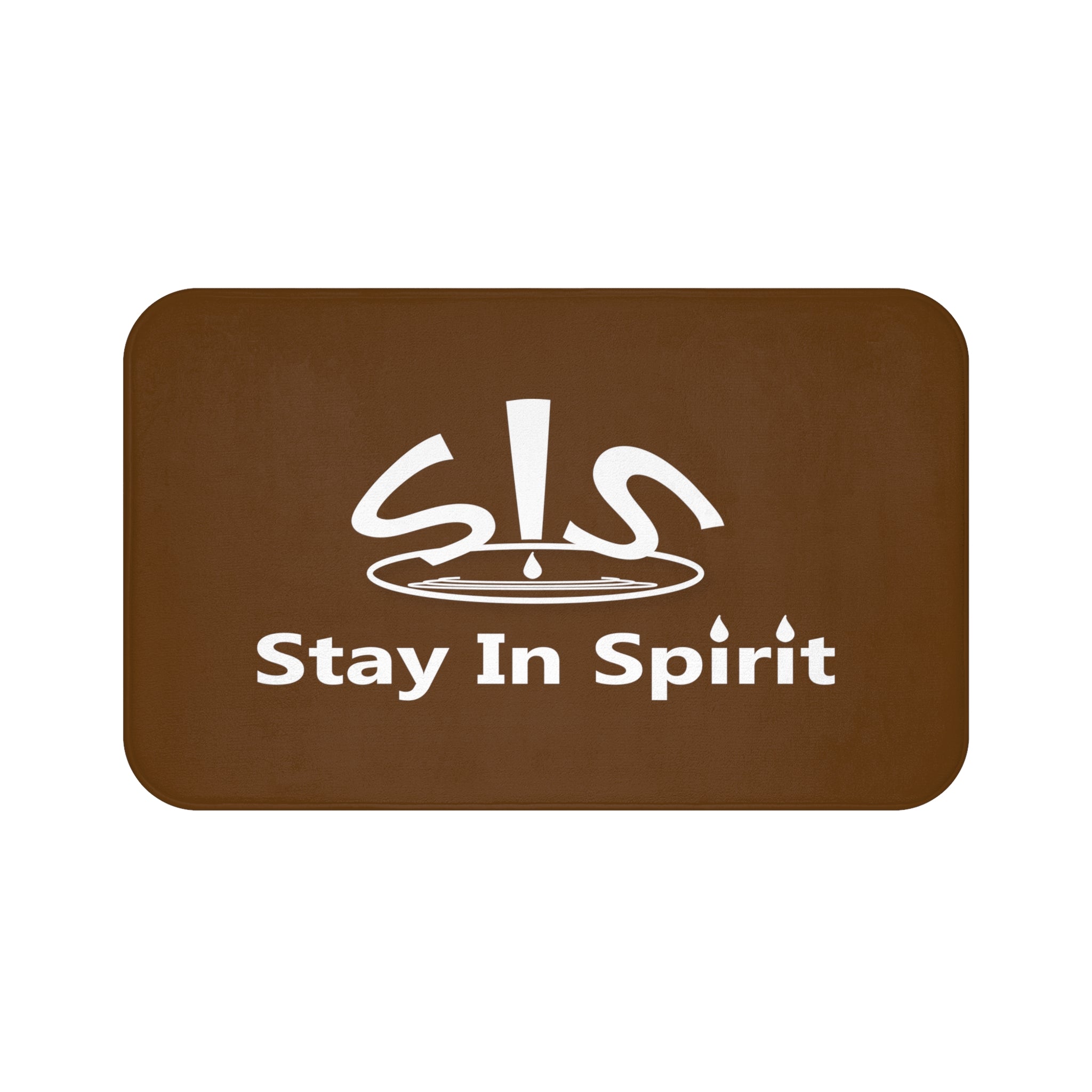 Stay In Spirit Bath Mat (Brown) - Stay In Spirit Shop