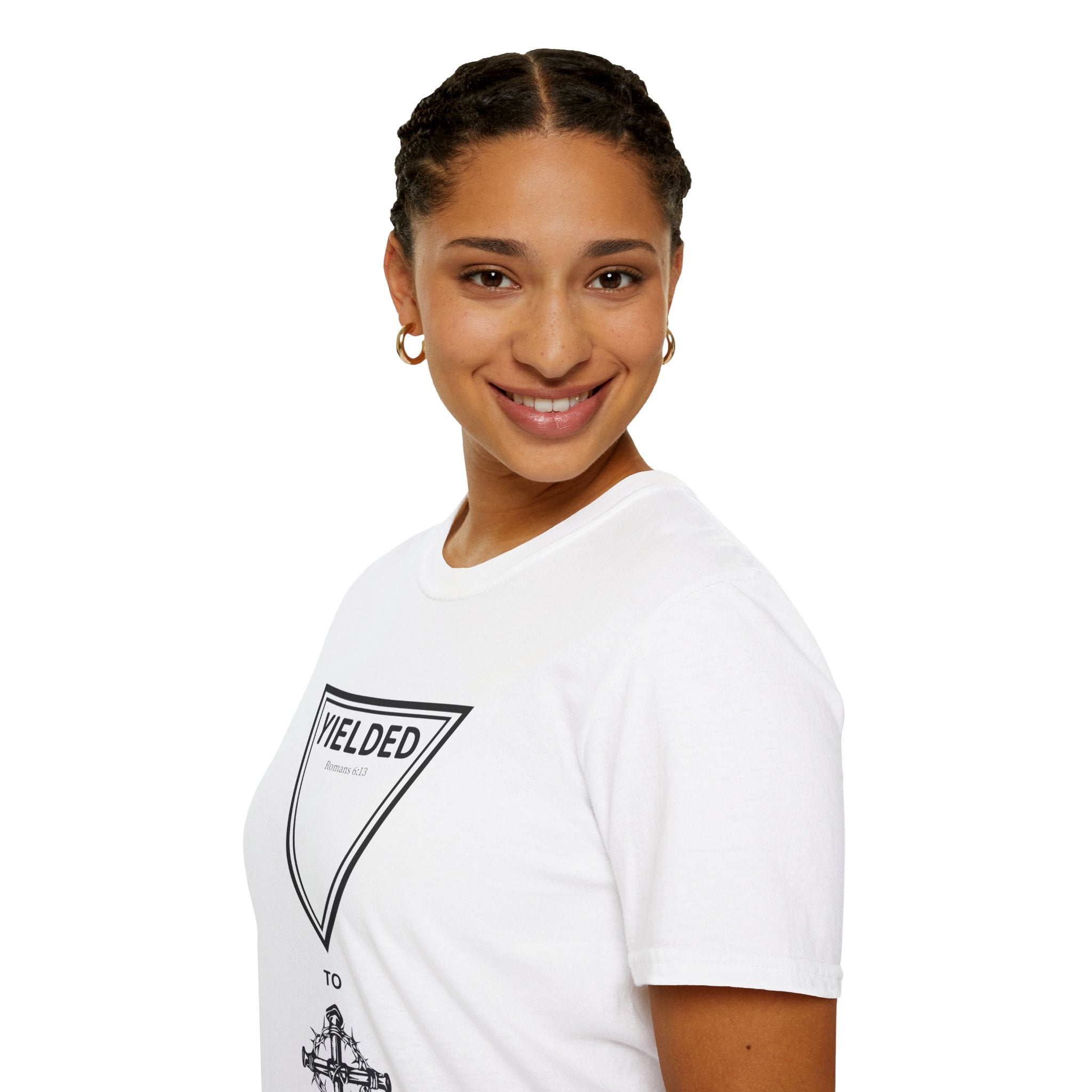 Yielded To... Unisex Softstyle T-Shirt - Stay In Spirit Shop