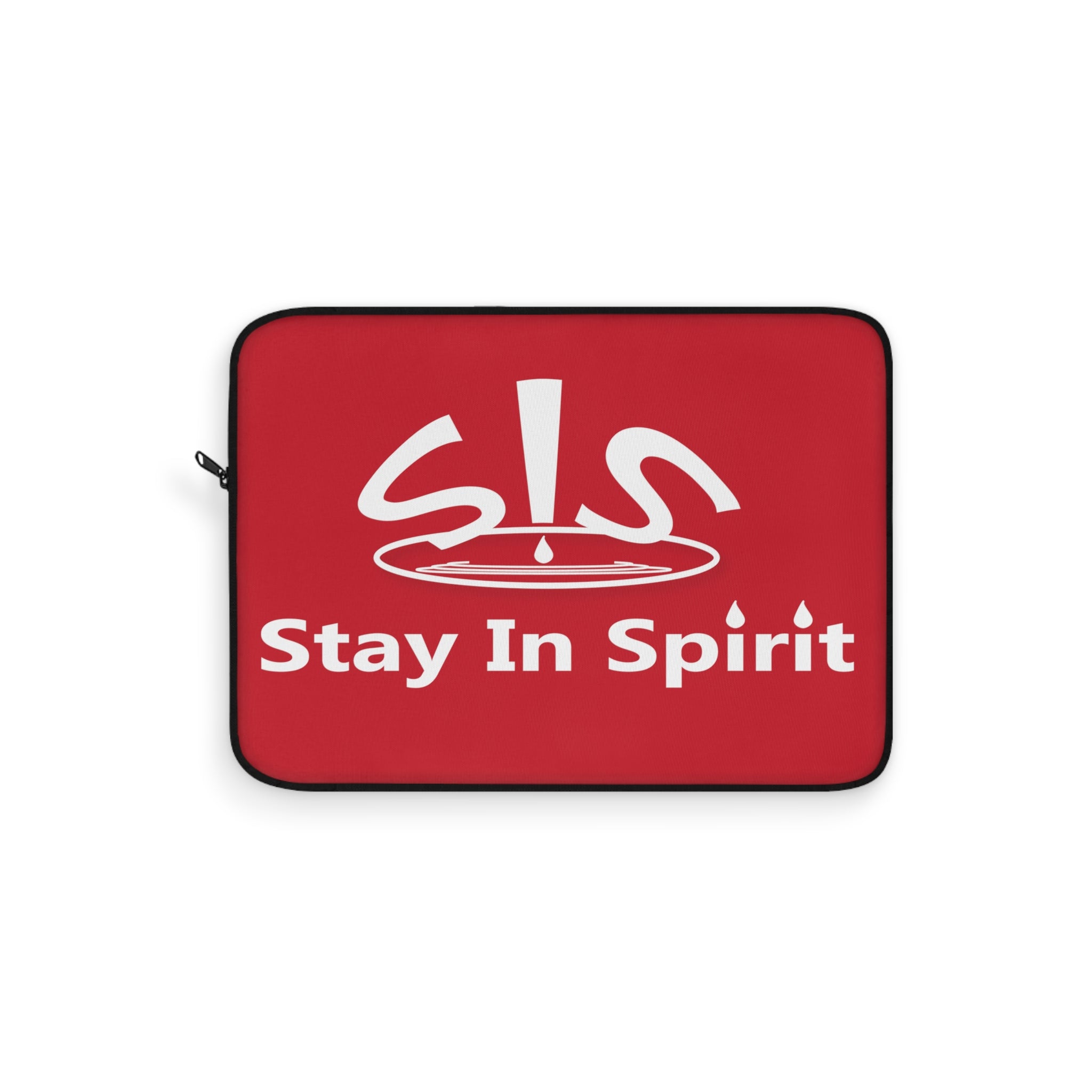 Dark Red Stay In Spirit Laptop Sleeve - Stay In Spirit Shop