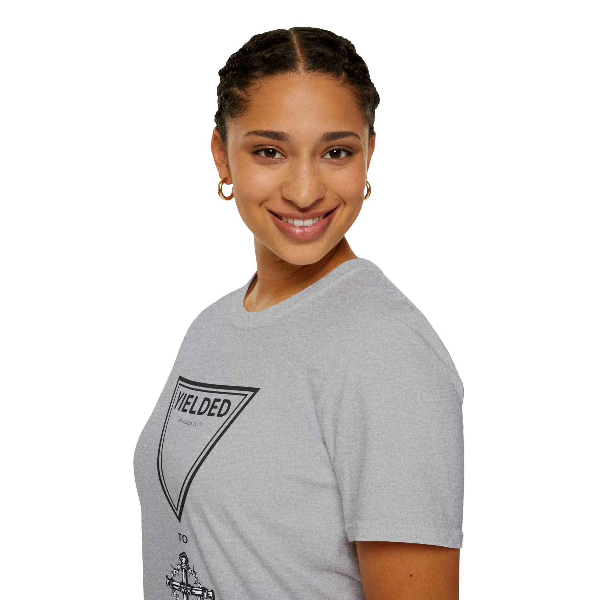 Yielded To... Unisex Softstyle T-Shirt - Stay In Spirit Shop