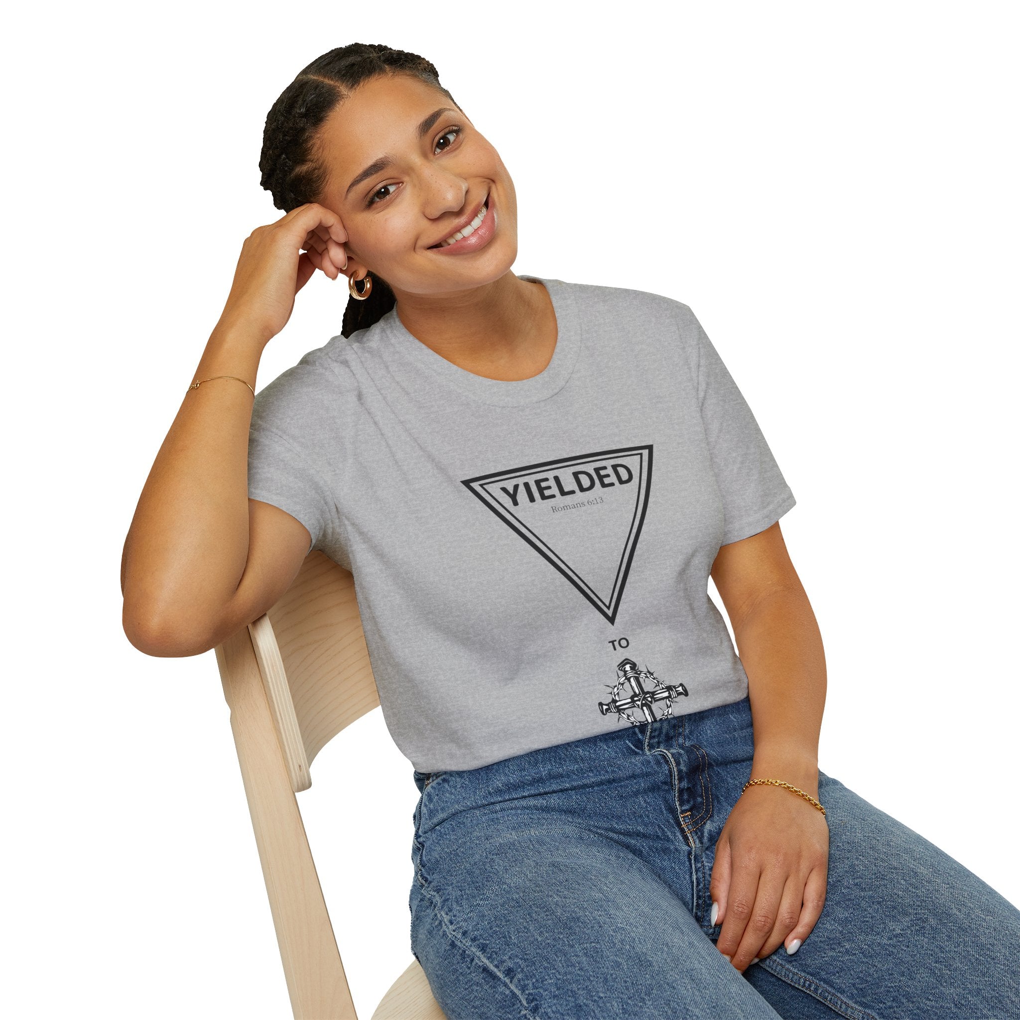 Yielded To... Unisex Softstyle T-Shirt - Stay In Spirit Shop
