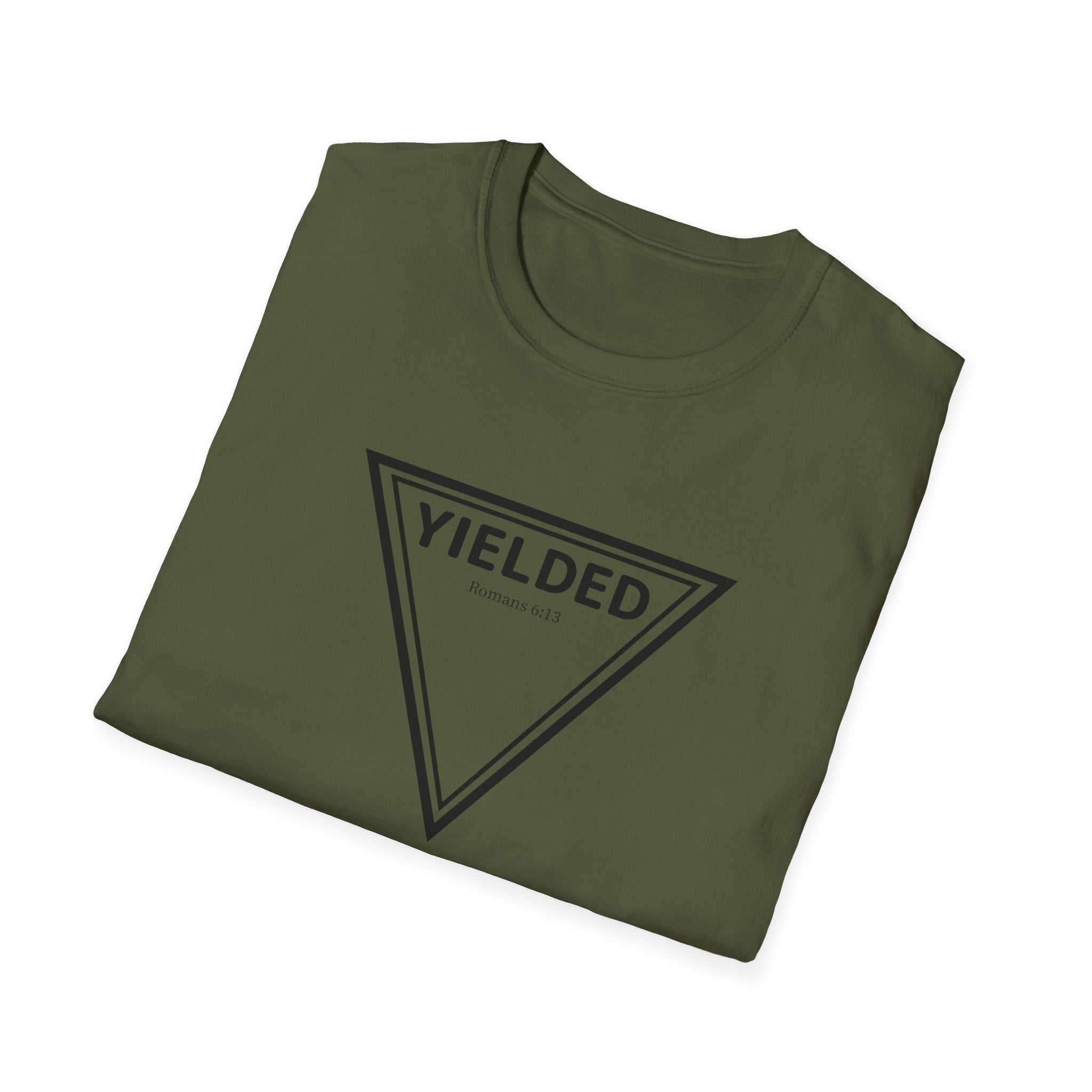 Yielded To... Unisex Softstyle T-Shirt - Stay In Spirit Shop