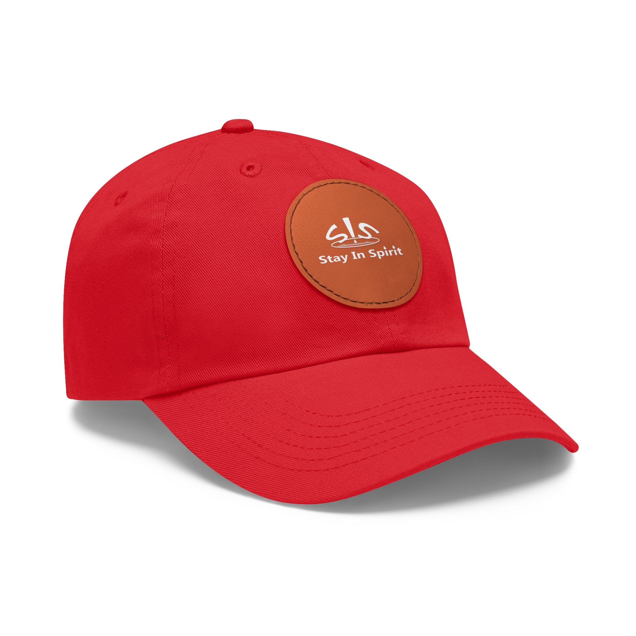 Stay In Spirit Dad Hat with Leather Round Patch