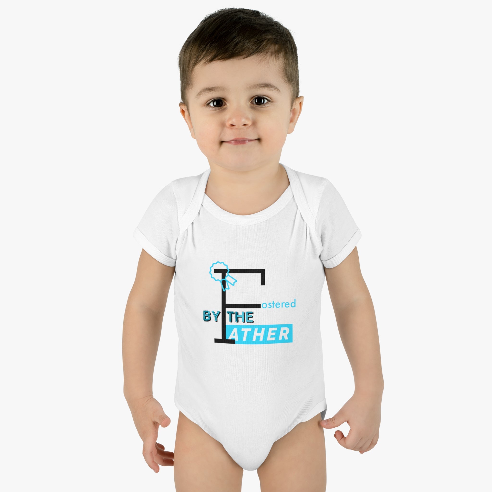 Fostered by the Father Infant Baby Rib Bodysuit - Stay In Spirit Shop