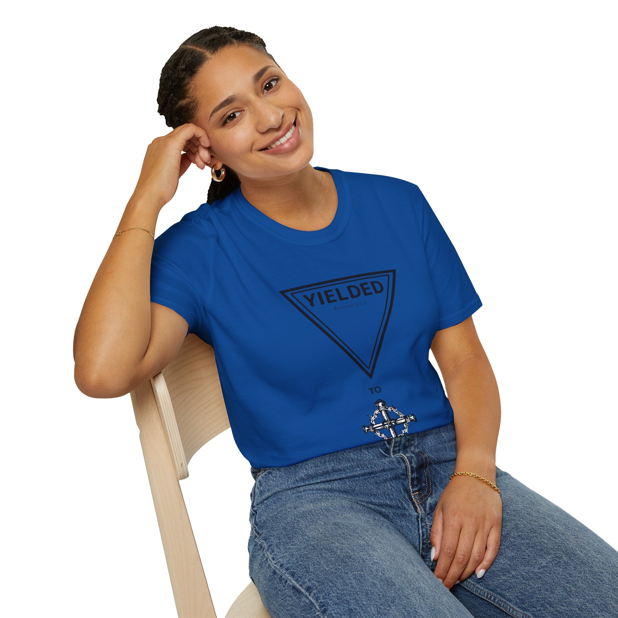 Yielded To... Unisex Softstyle T-Shirt - Stay In Spirit Shop