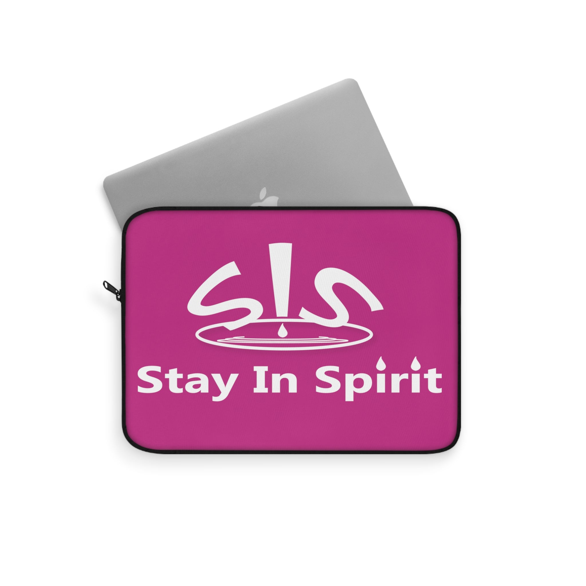 Hot Pink Stay In Spirit Laptop Sleeve - Stay In Spirit Shop