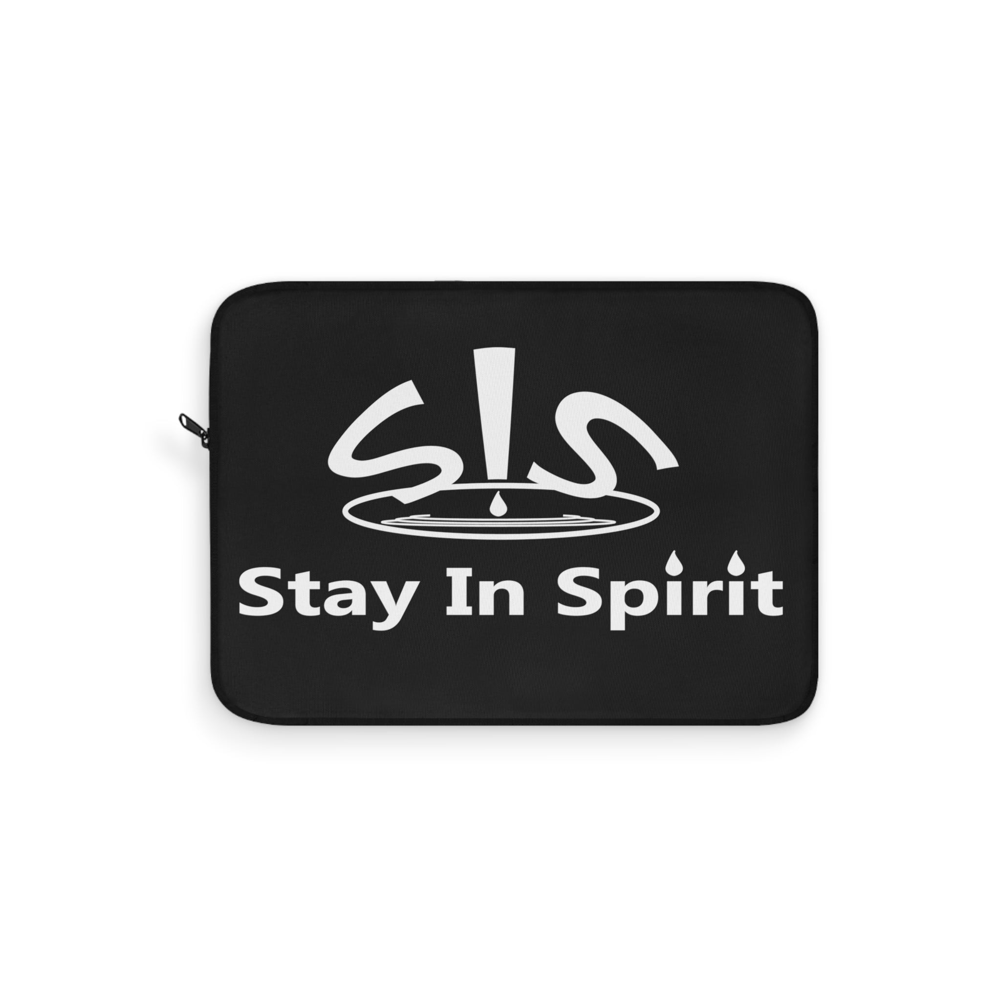 Black Stay In Spirit Laptop Sleeve - Stay In Spirit Shop