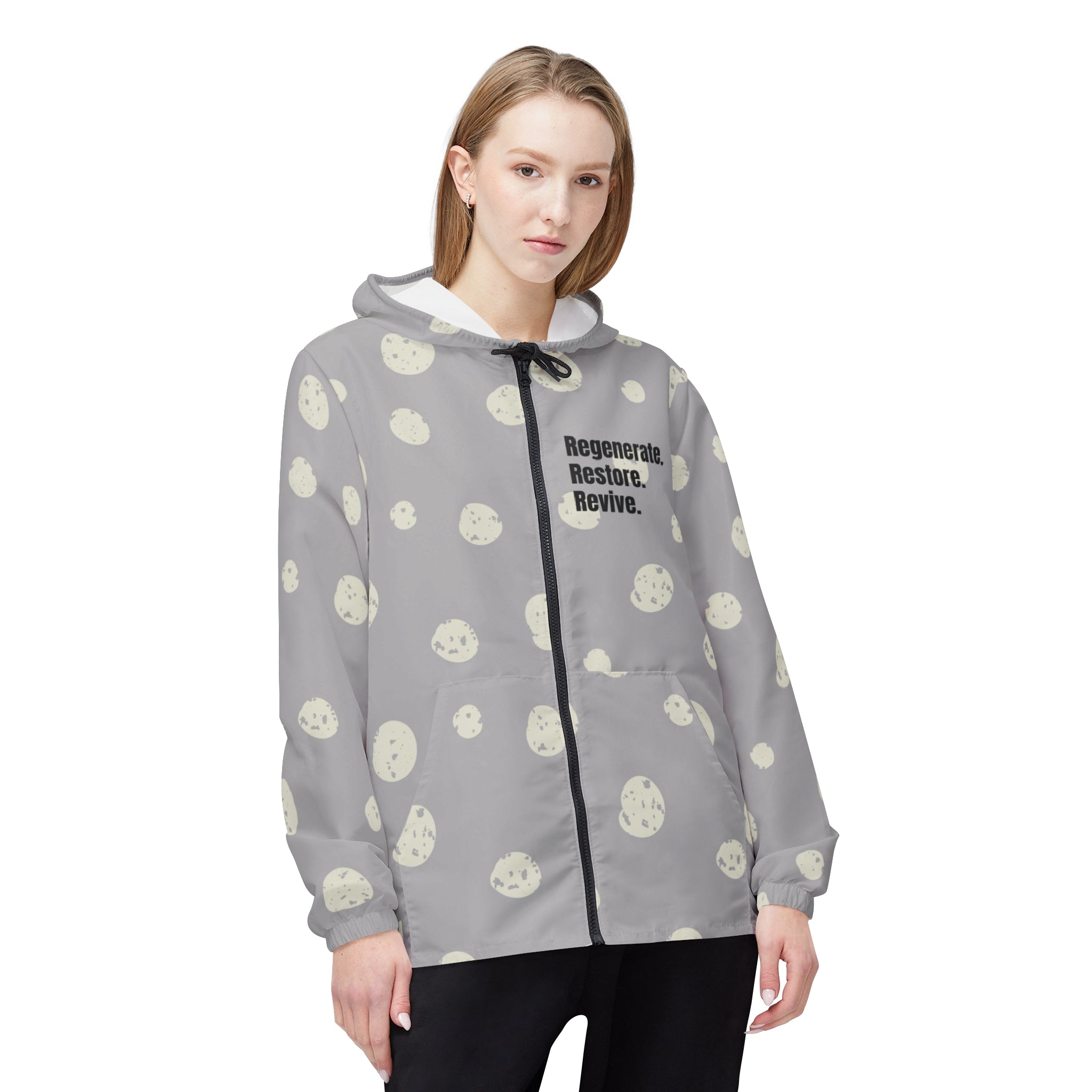 Regenerate Restore Revive Windbreaker Jacket - Stay In Spirit Shop