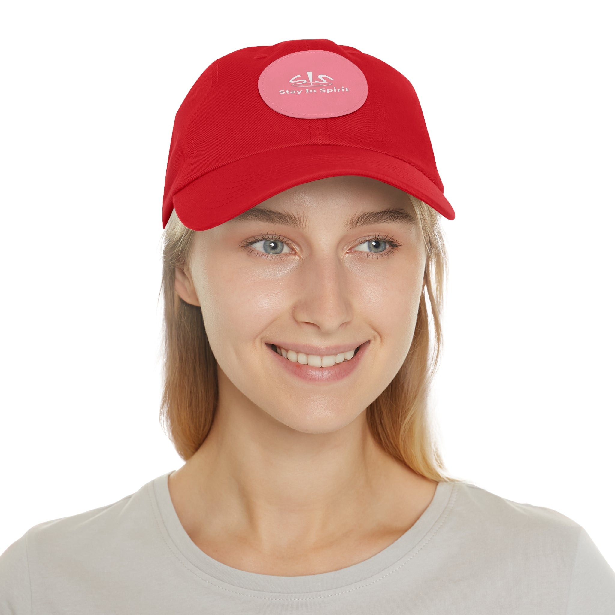 Stay In Spirit Dad Hat with Leather Round Patch