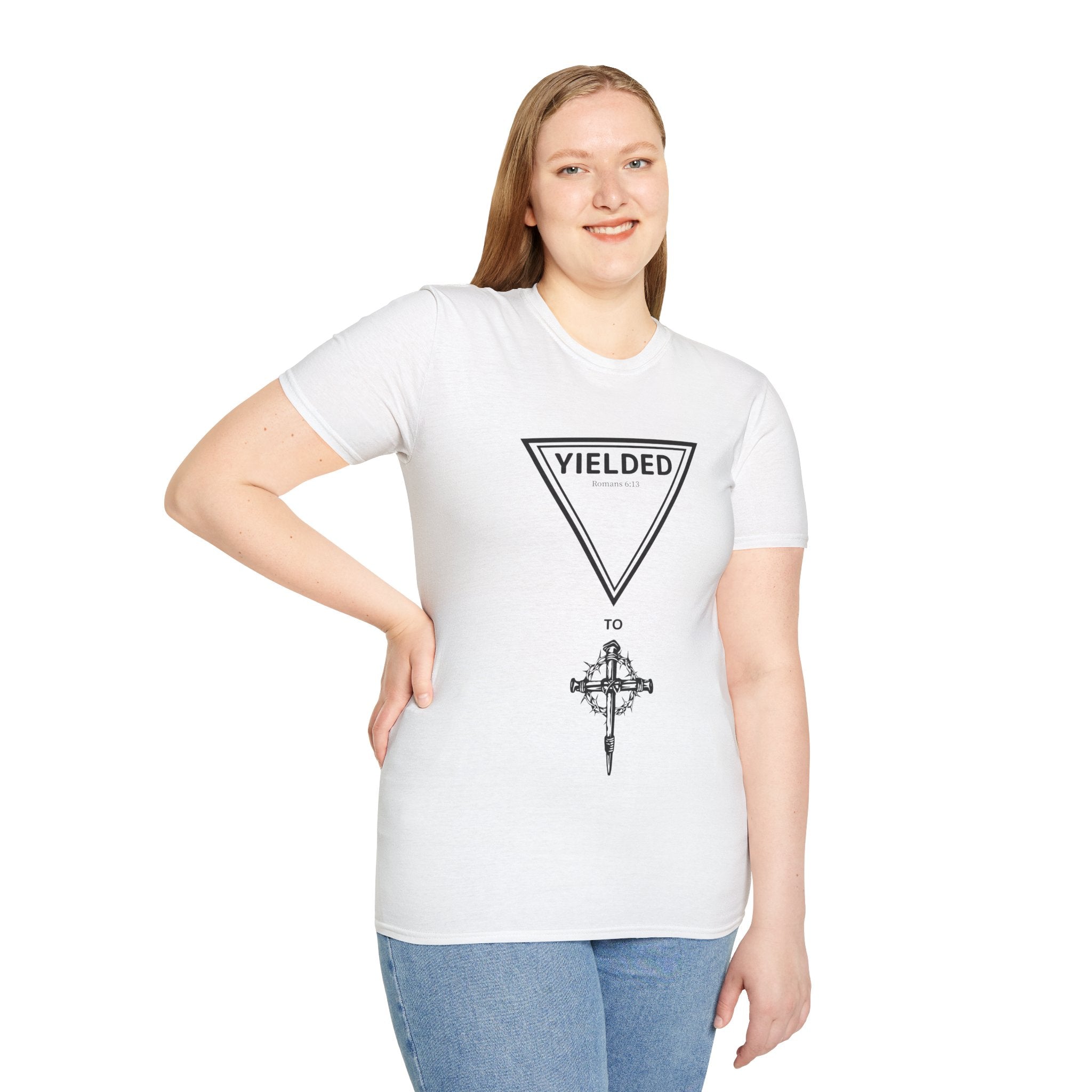 Yielded To... Unisex Softstyle T-Shirt - Stay In Spirit Shop
