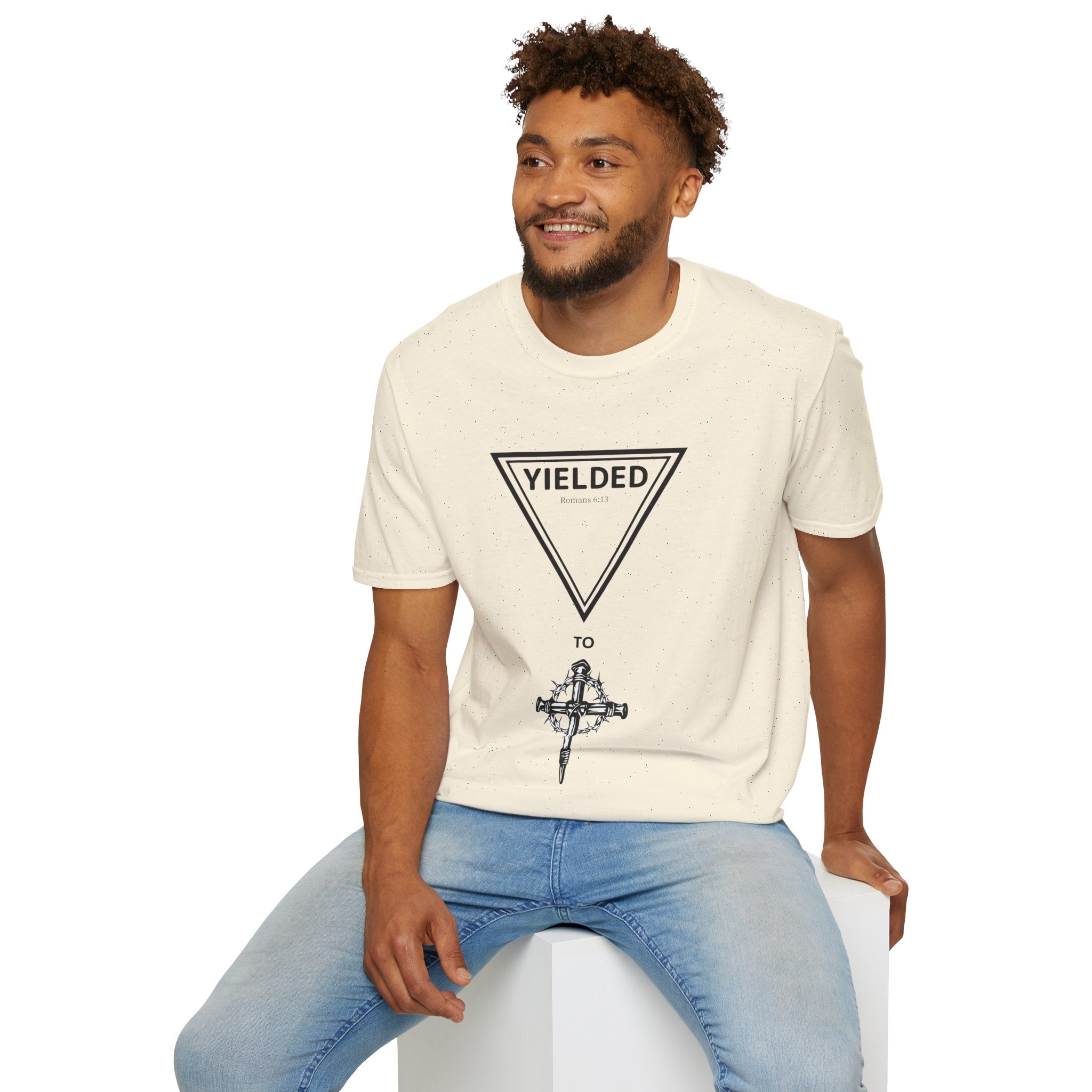 Yielded To... Unisex Softstyle T-Shirt - Stay In Spirit Shop