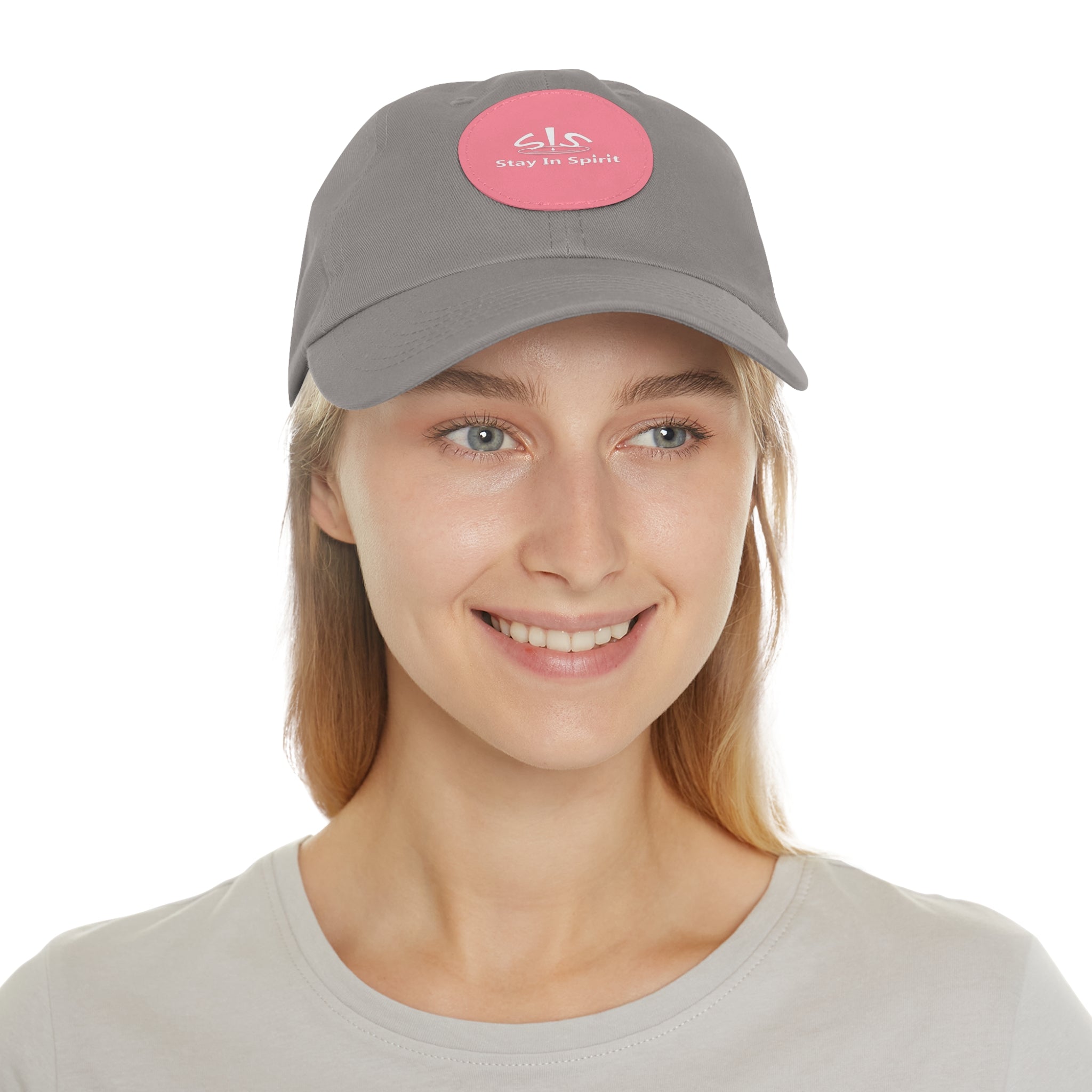 Stay In Spirit Dad Hat with Leather Round Patch