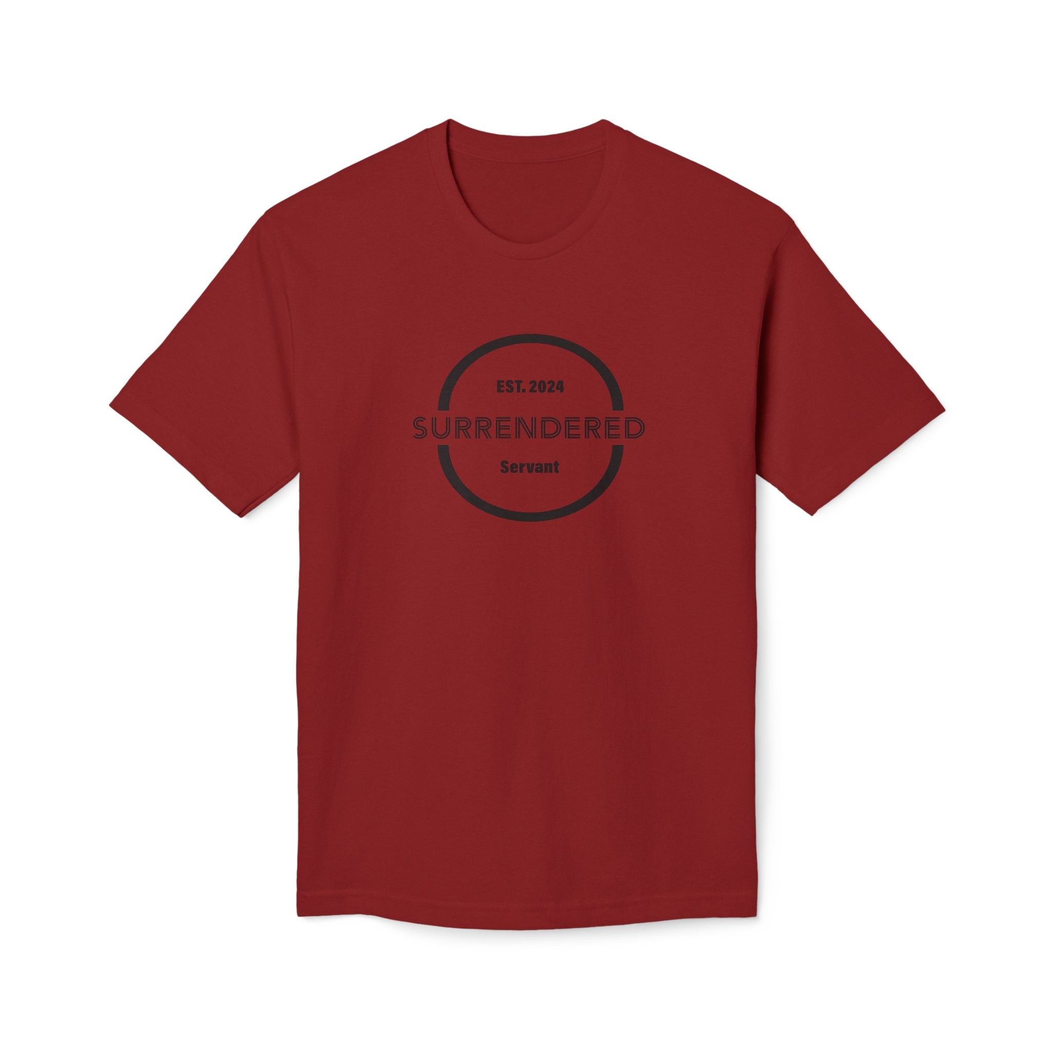 Surrendered Servant Unisex Midweight T-shirt - Stay In Spirit Shop