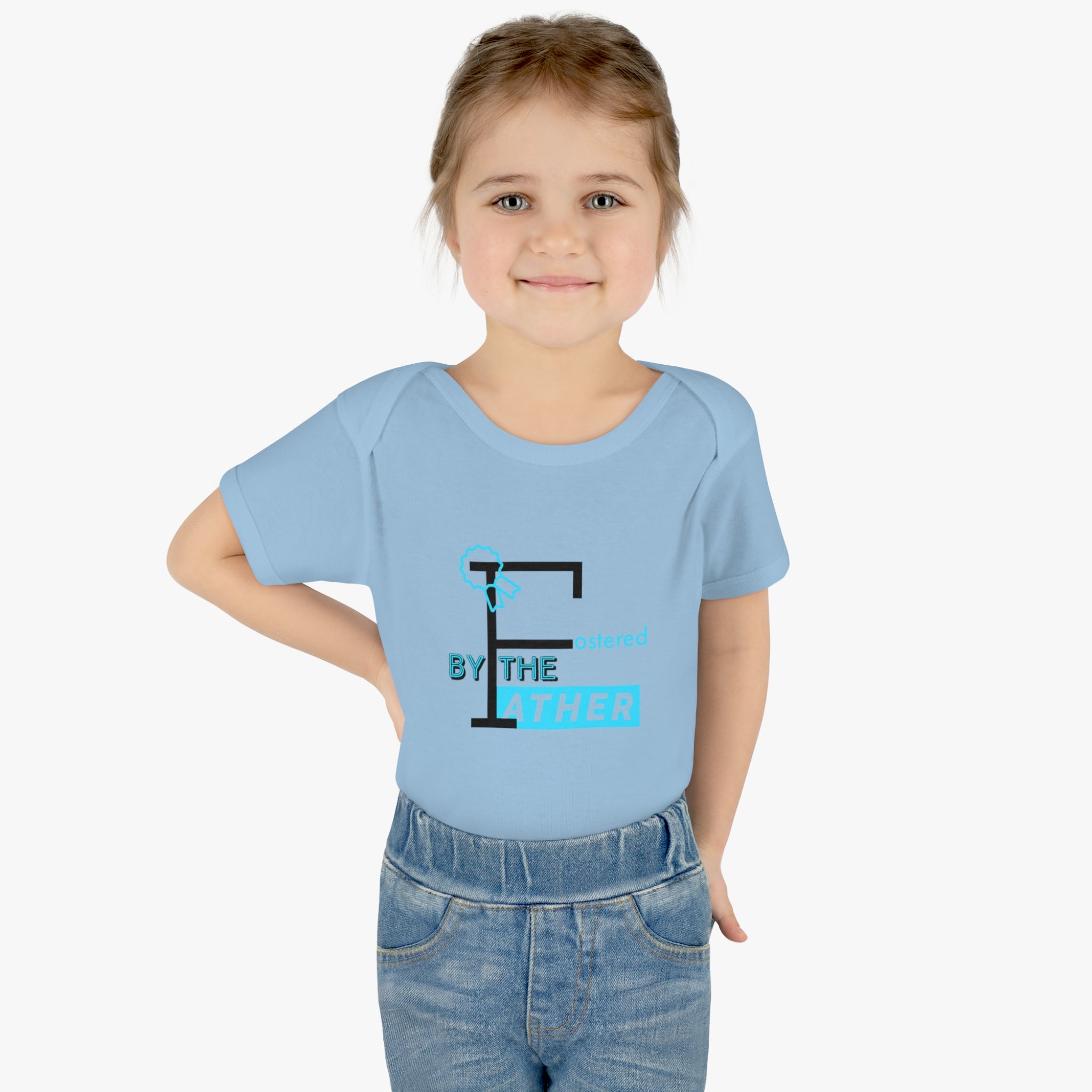 Fostered by the Father Infant Baby Rib Bodysuit - Stay In Spirit Shop