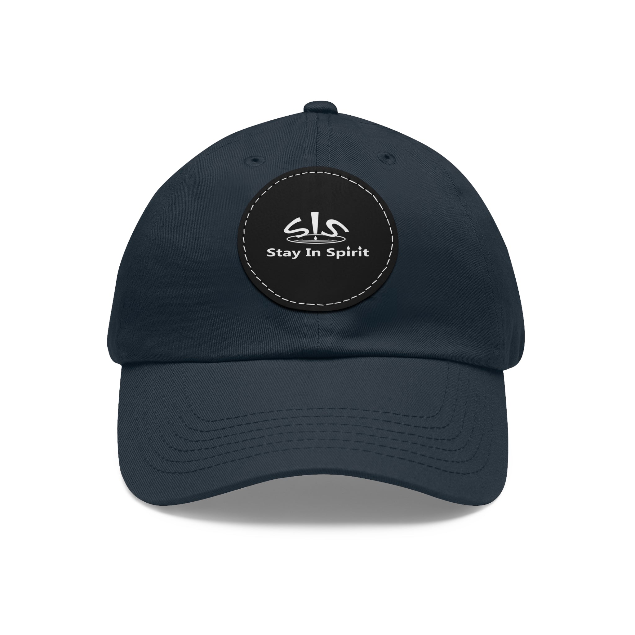 Stay In Spirit Dad Hat with Leather Round Patch