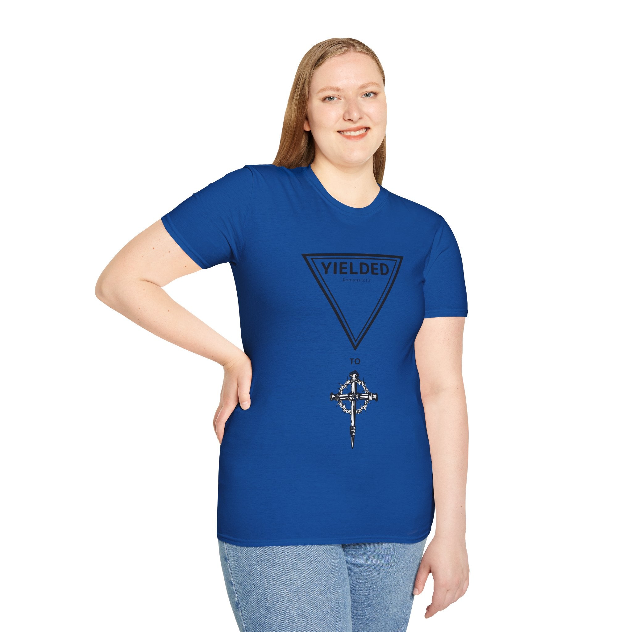 Yielded To... Unisex Softstyle T-Shirt - Stay In Spirit Shop