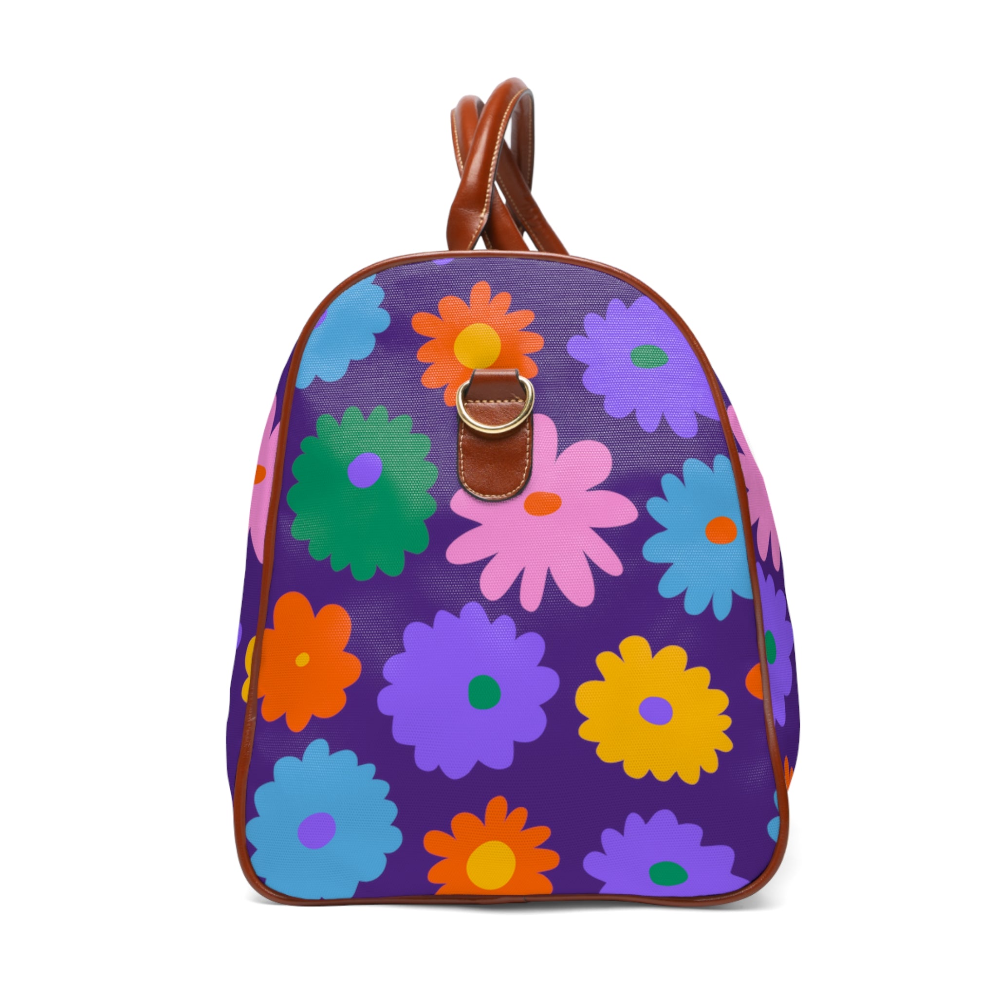 Stay In Spirit Purple Flower Waterproof Travel Bag (Luxury) - Stay In Spirit Shop