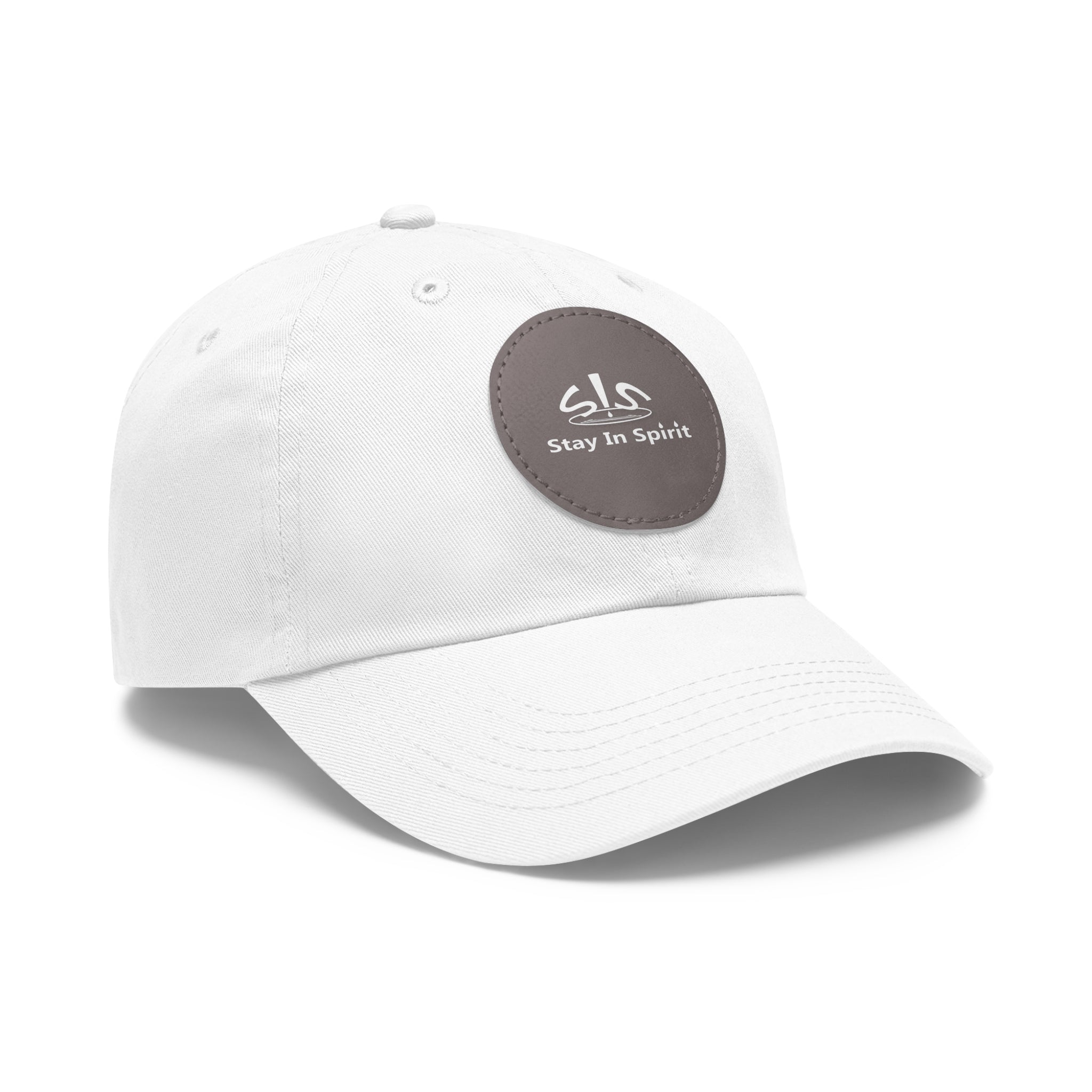 Stay In Spirit Dad Hat with Leather Round Patch