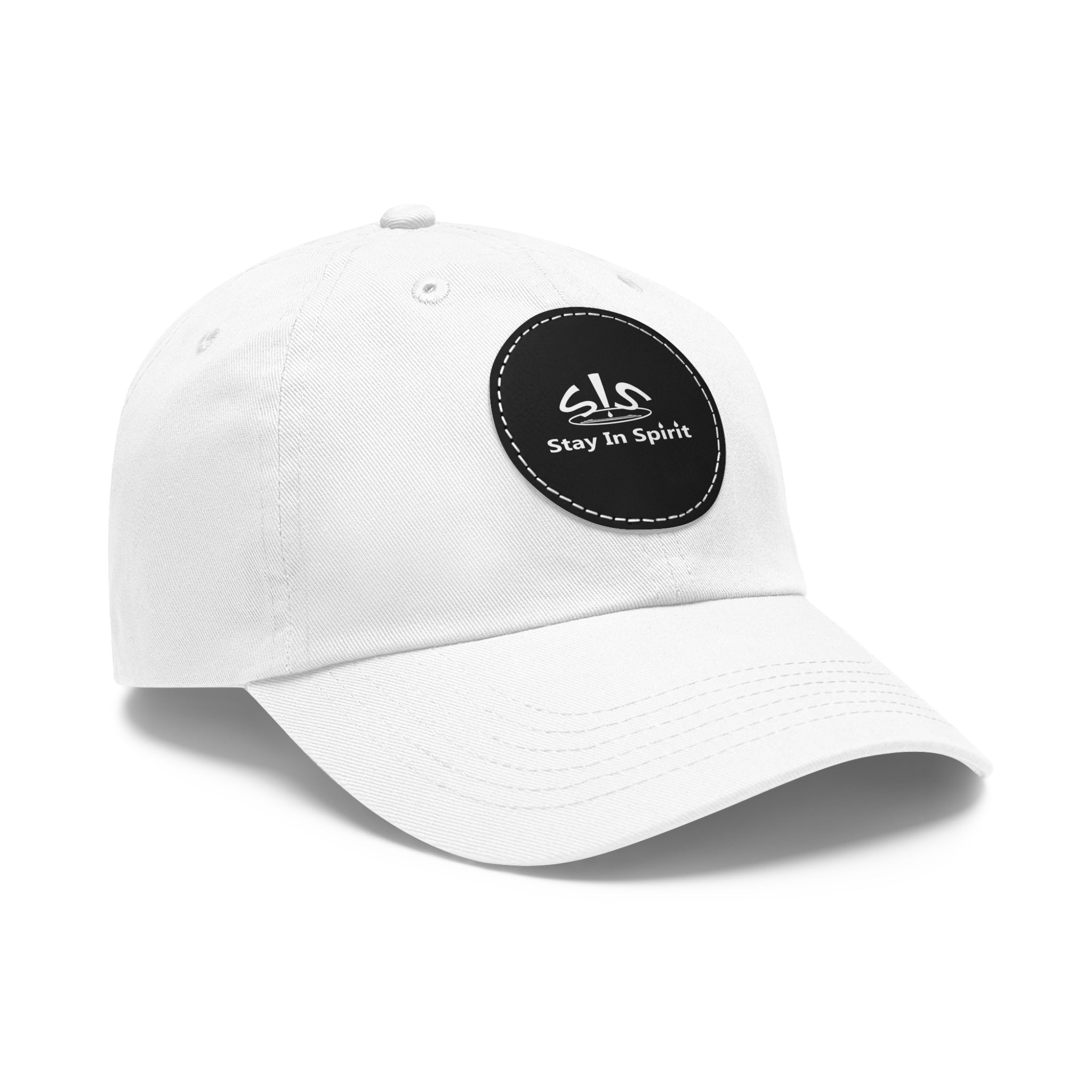 Stay In Spirit Dad Hat with Leather Round Patch