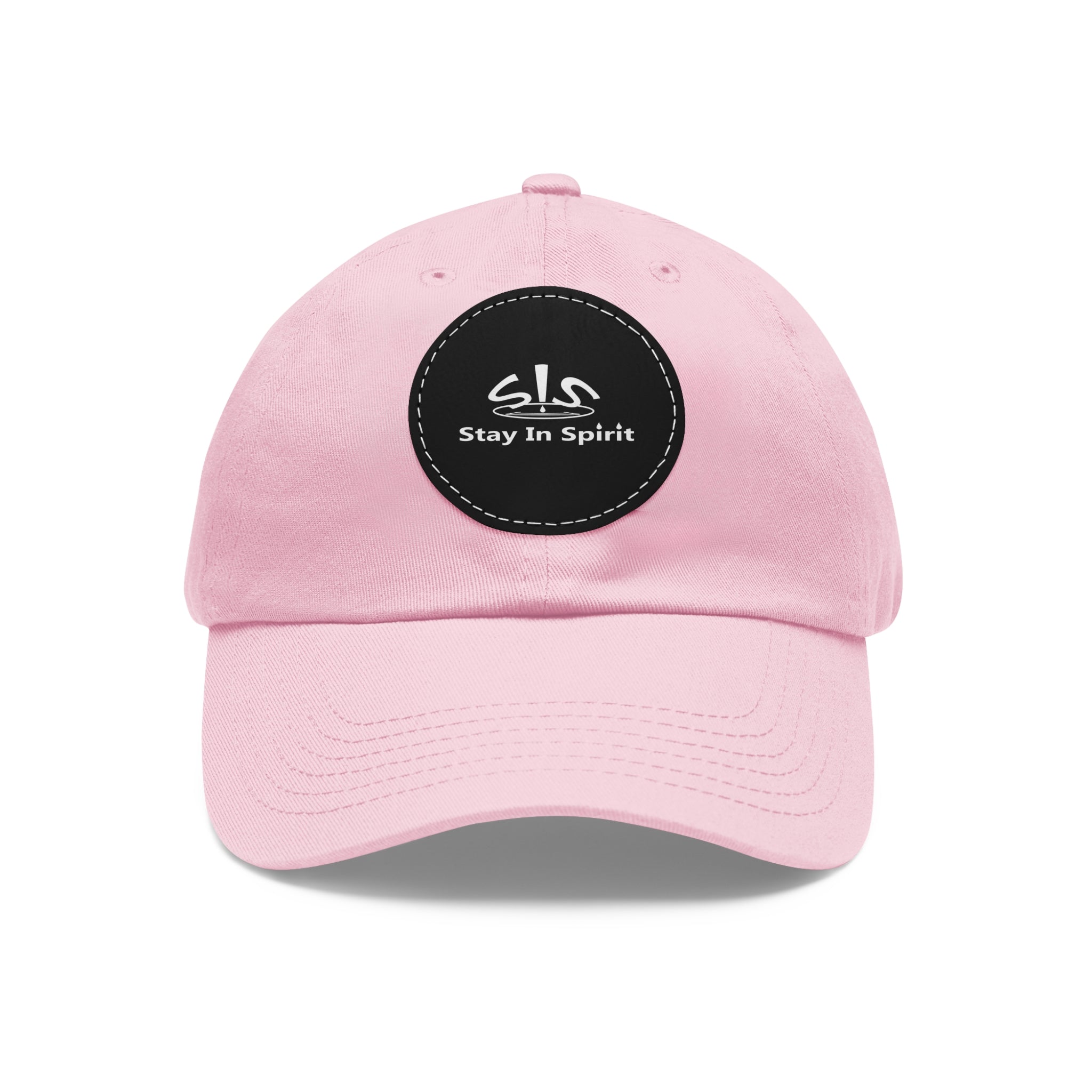 Stay In Spirit Dad Hat with Leather Round Patch