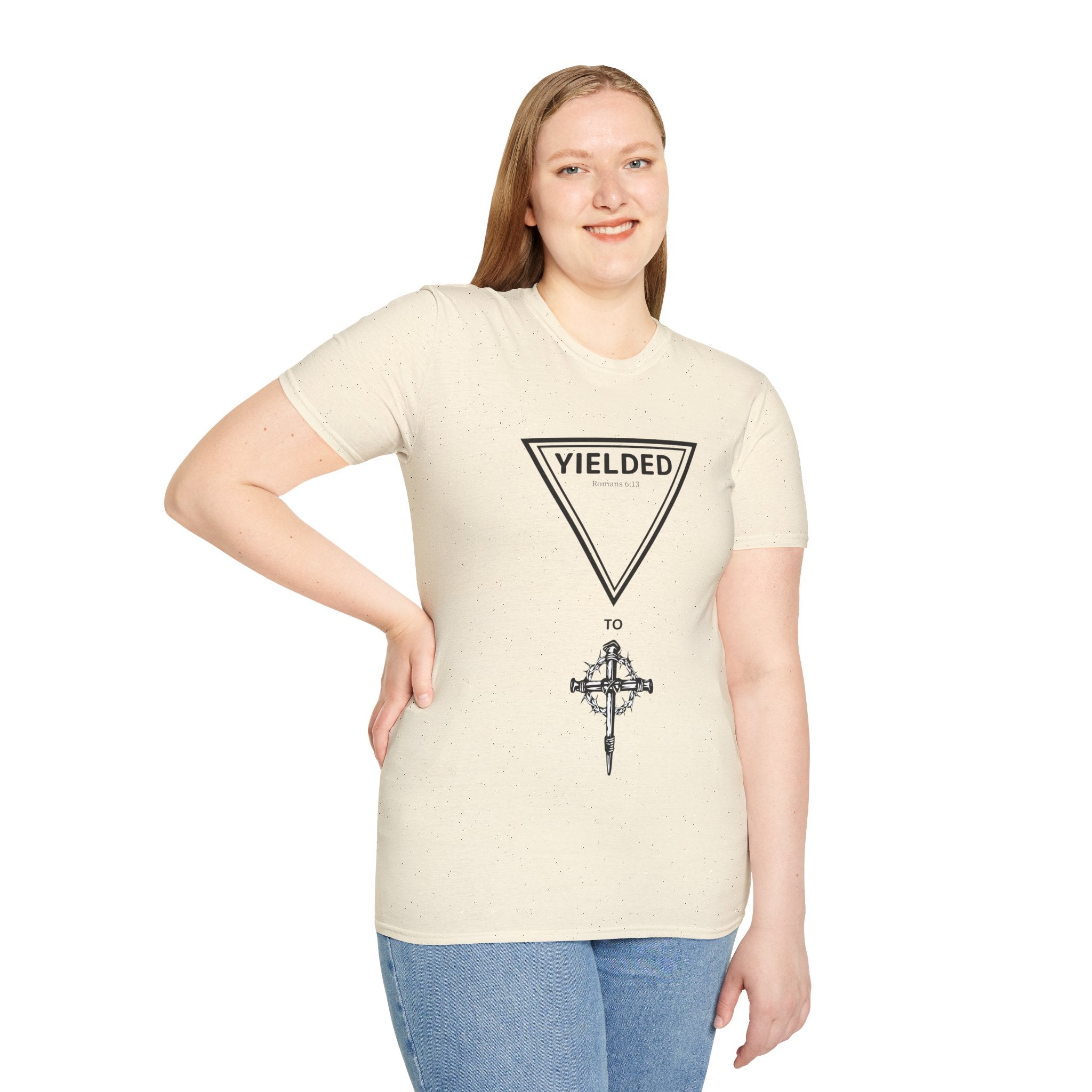 Yielded To... Unisex Softstyle T-Shirt - Stay In Spirit Shop