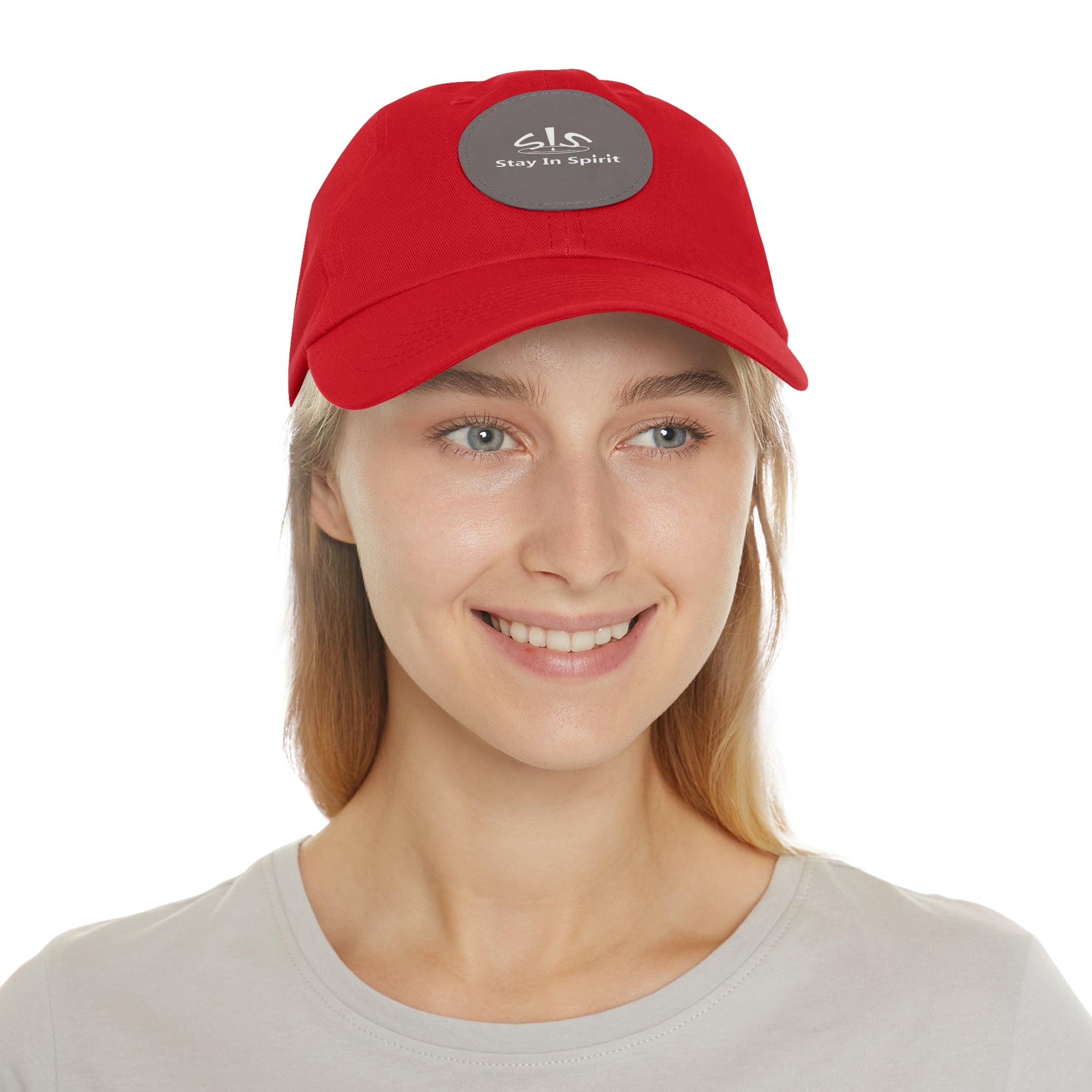 Stay In Spirit Dad Hat with Leather Round Patch
