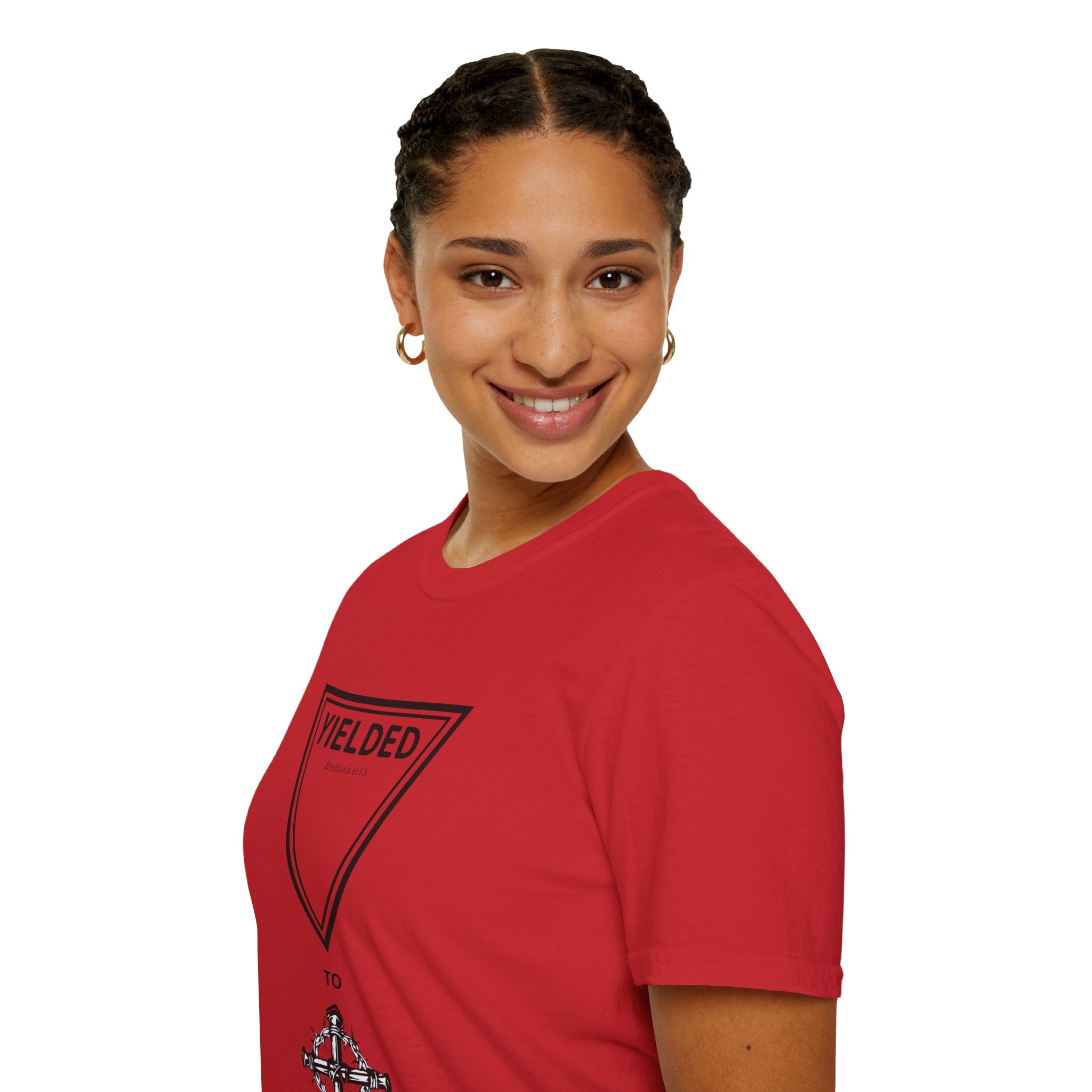 Yielded To... Unisex Softstyle T-Shirt - Stay In Spirit Shop