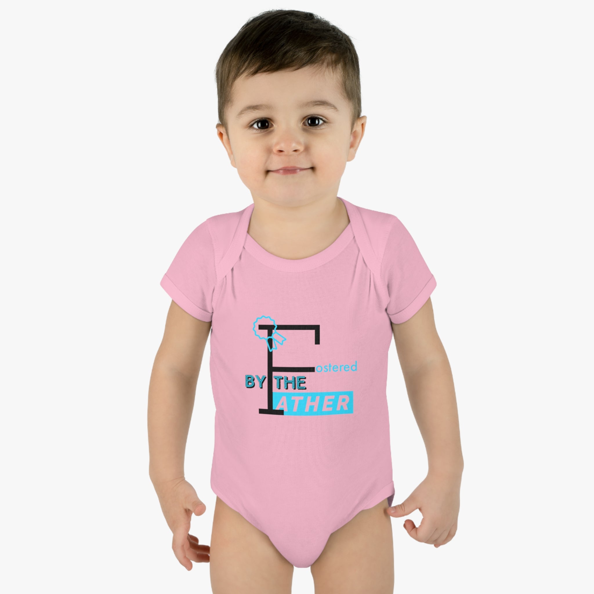 Fostered by the Father Infant Baby Rib Bodysuit - Stay In Spirit Shop