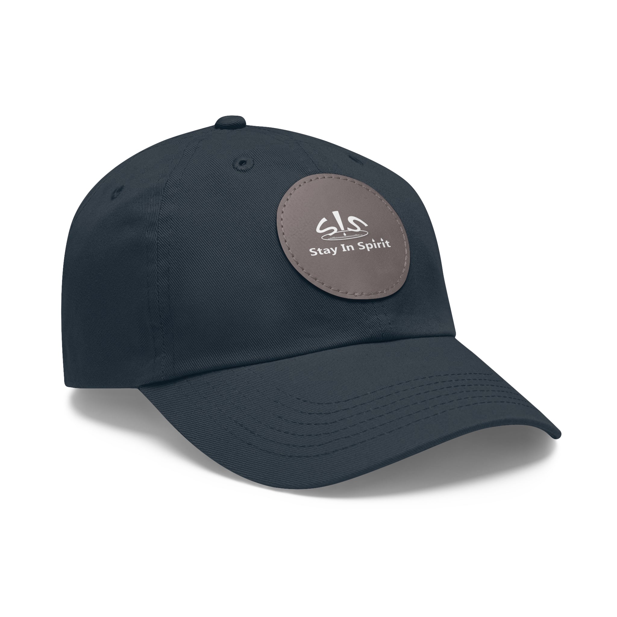 Stay In Spirit Dad Hat with Leather Round Patch