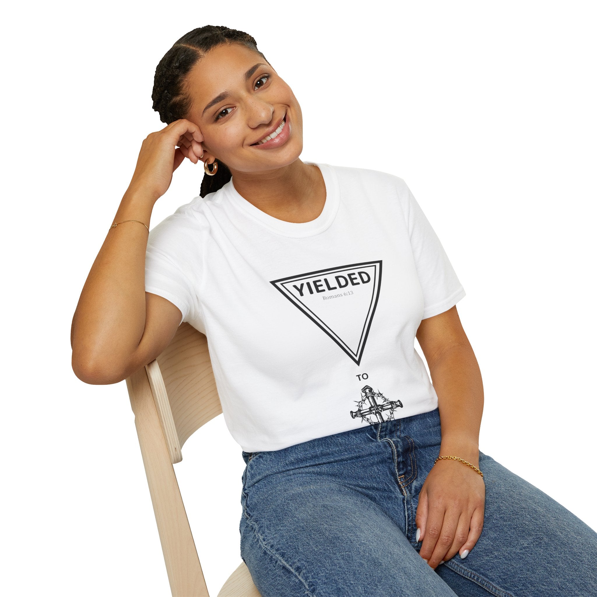 Yielded To... Unisex Softstyle T-Shirt - Stay In Spirit Shop