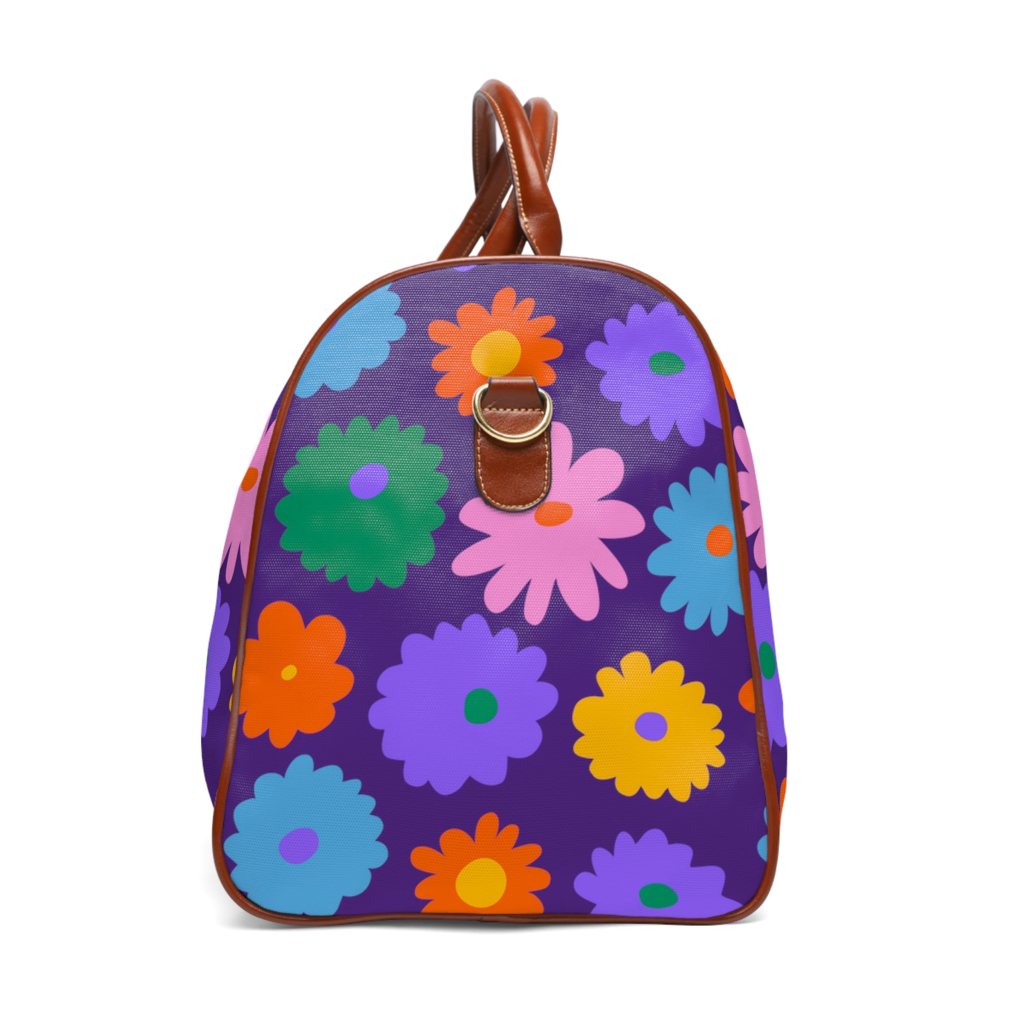 Stay In Spirit Purple Flower Waterproof Travel Bag (Luxury) - Stay In Spirit Shop