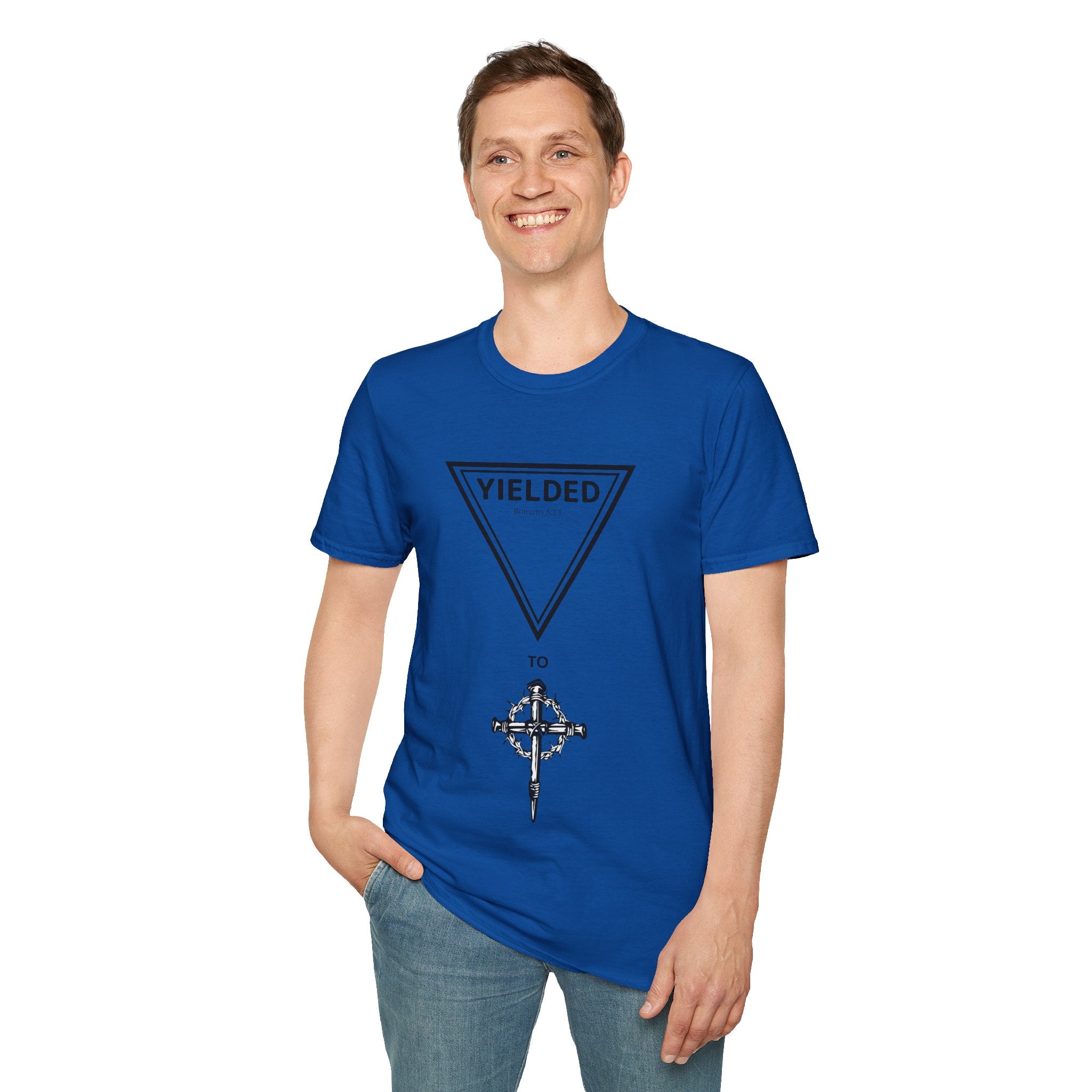 Yielded To... Unisex Softstyle T-Shirt - Stay In Spirit Shop