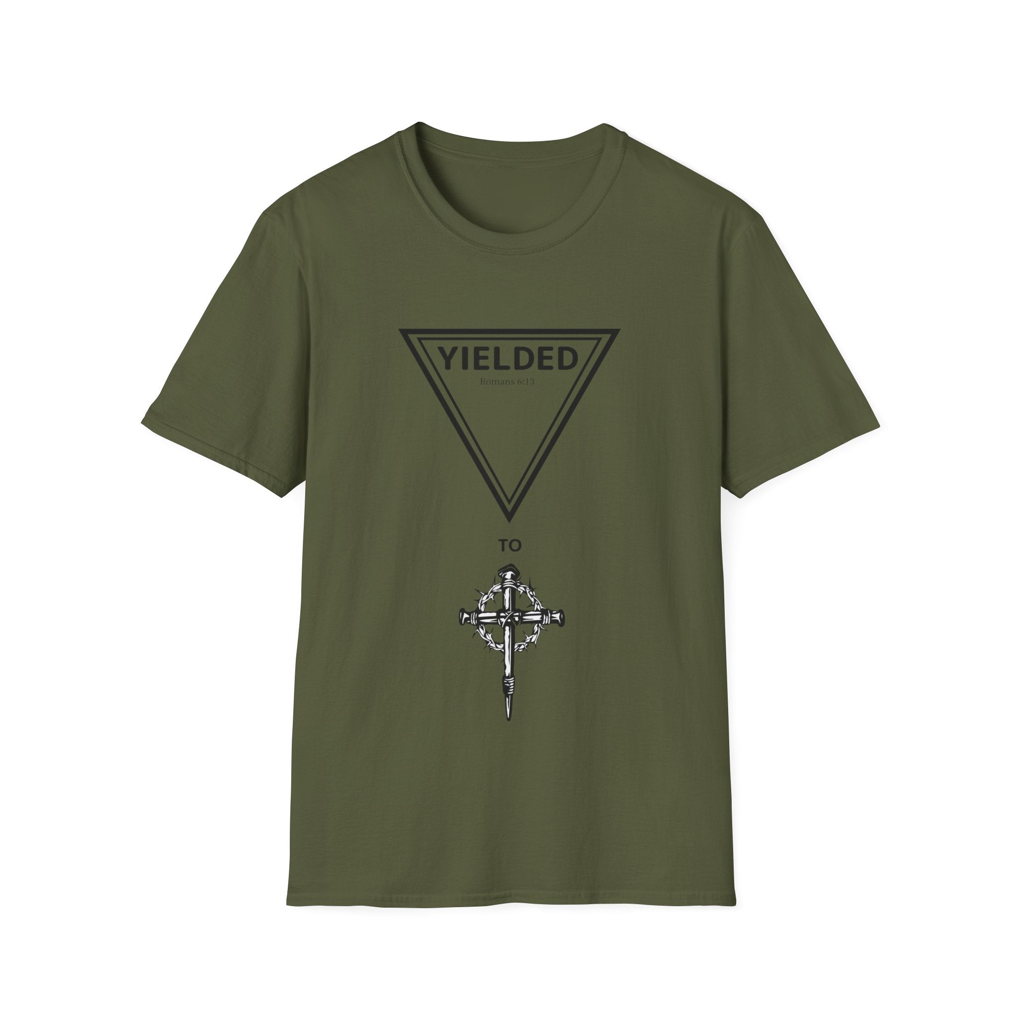 Yielded To... Unisex Softstyle T-Shirt - Stay In Spirit Shop