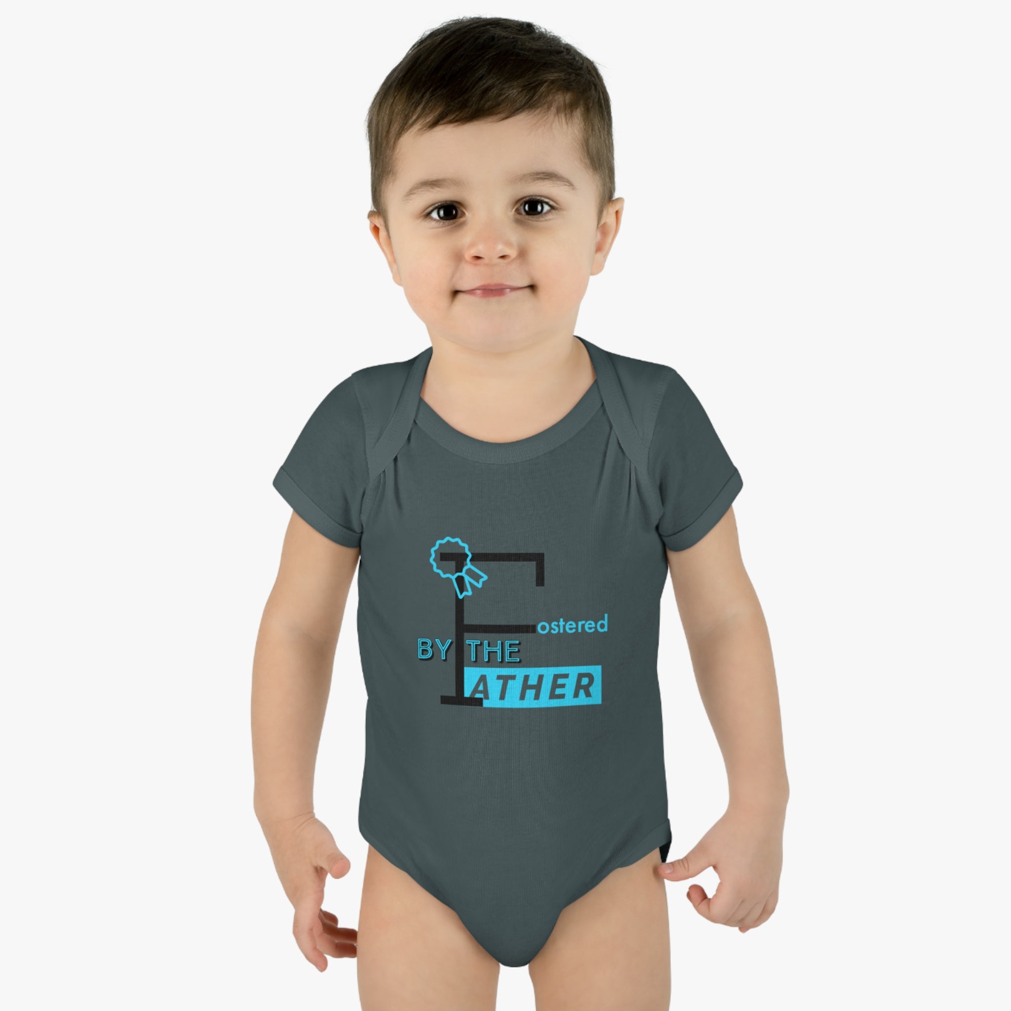 Fostered by the Father Infant Baby Rib Bodysuit - Stay In Spirit Shop