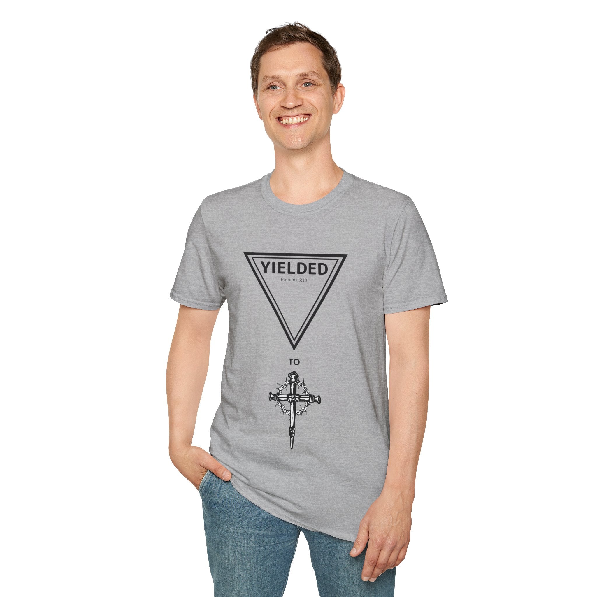 Yielded To... Unisex Softstyle T-Shirt - Stay In Spirit Shop