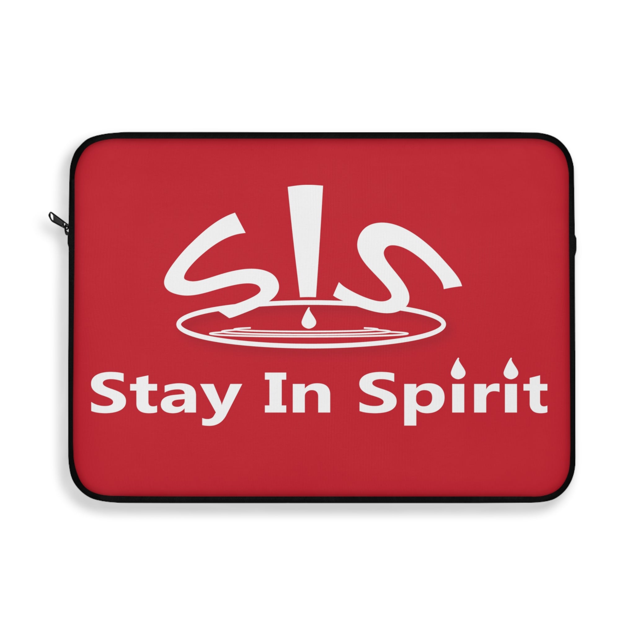 Dark Red Stay In Spirit Laptop Sleeve - Stay In Spirit Shop