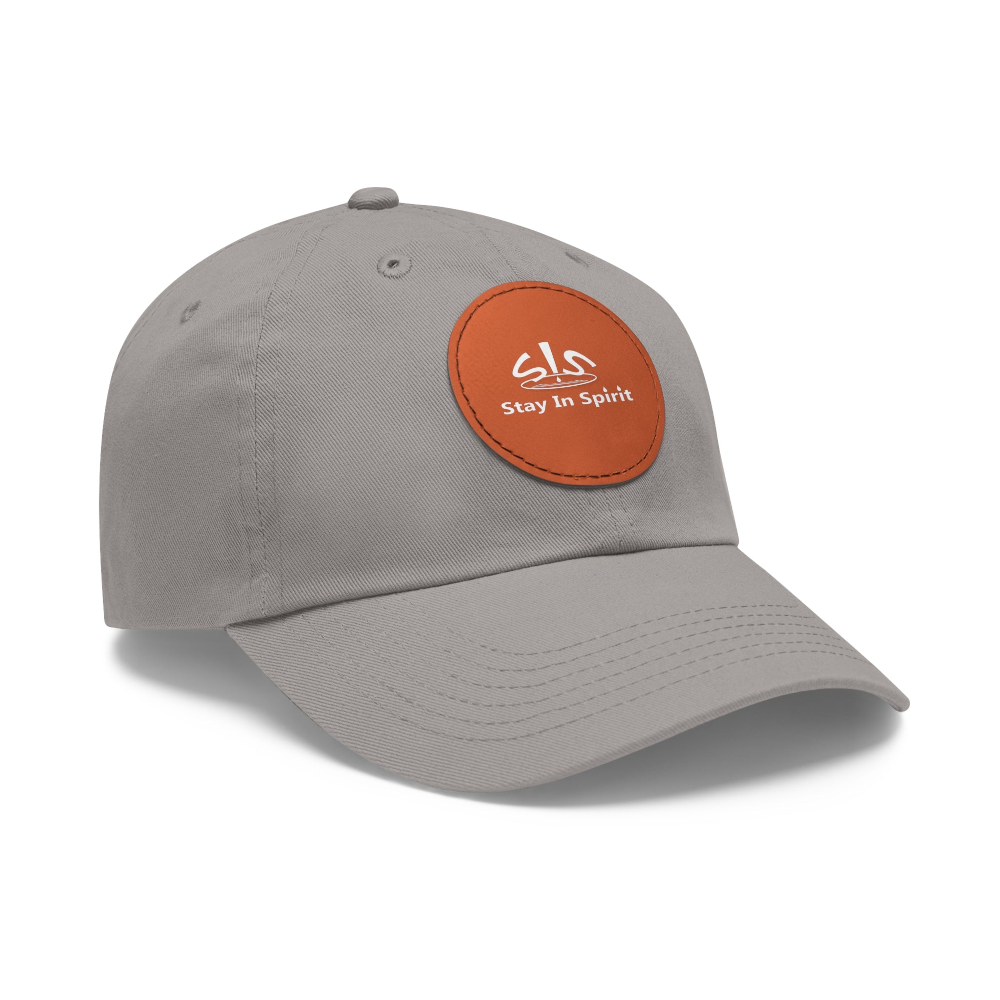 Stay In Spirit Dad Hat with Leather Round Patch
